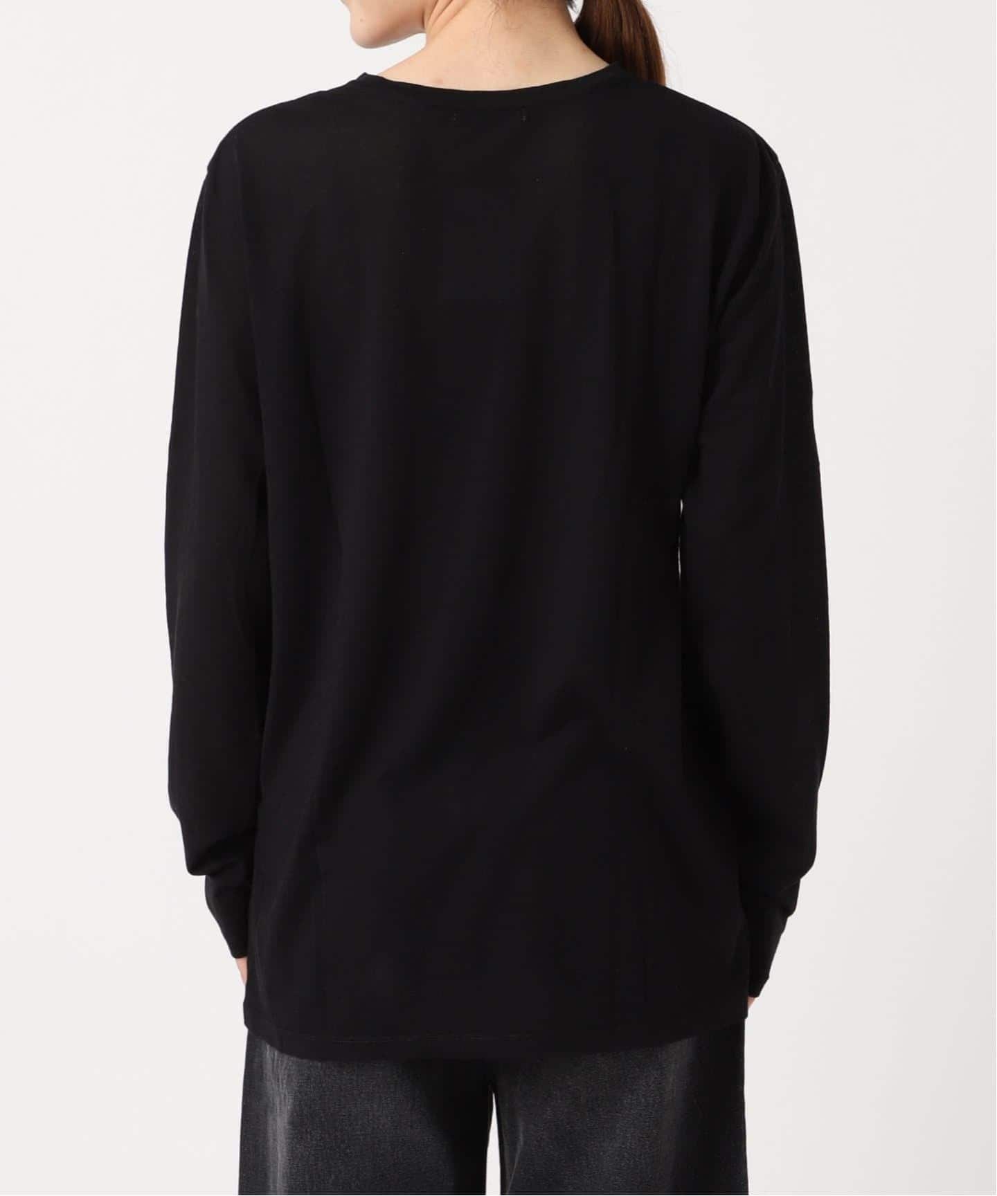 追加》クルーネックシアーロングTシャツ（Tシャツ／カットソー