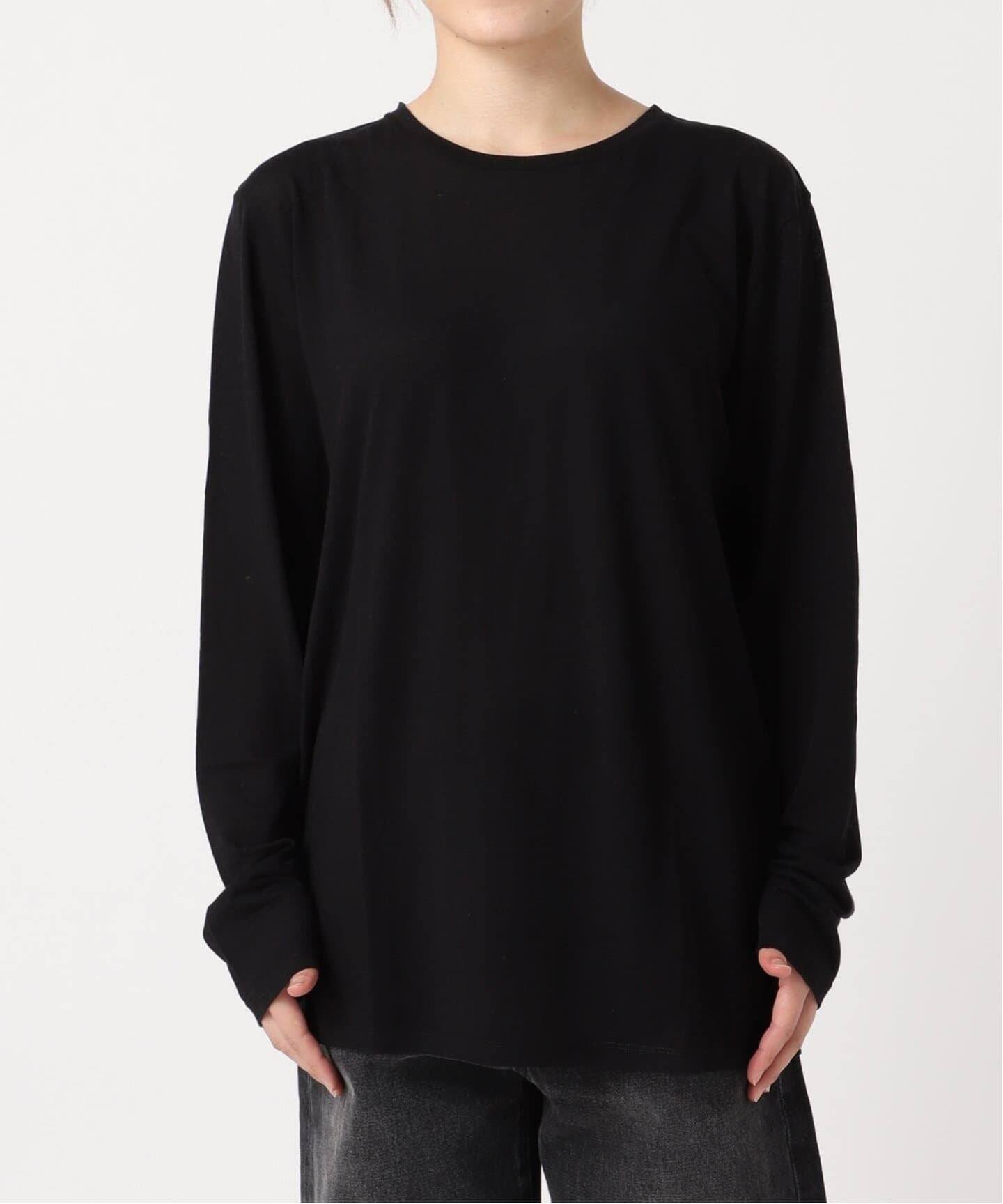 クルーネックシアーロングTシャツ 追加》クルーネックシアーロングTシャツ（Tシャツ/カットソー