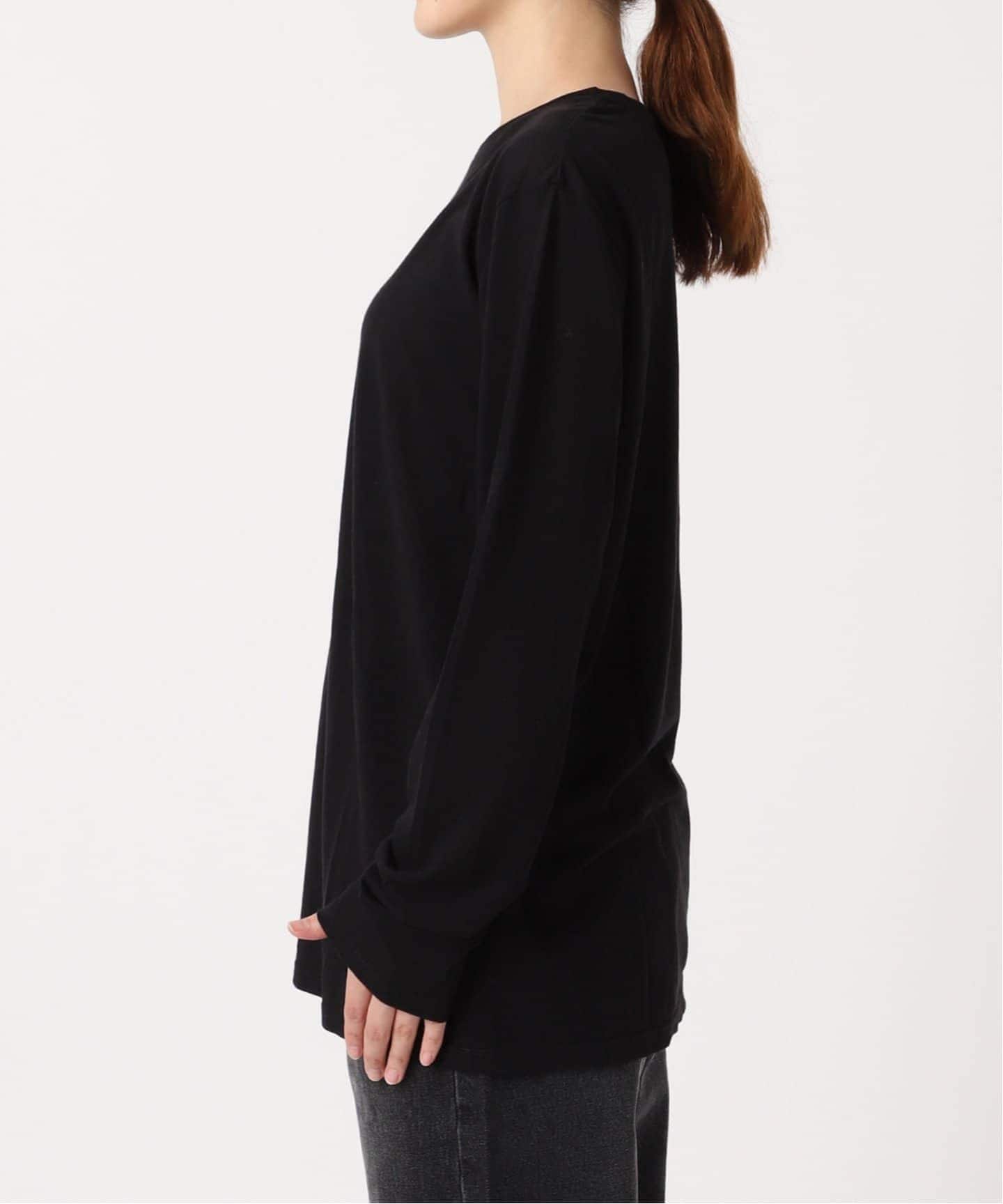 追加2》クルーネックシアーロングTシャツ（Tシャツ／カットソー