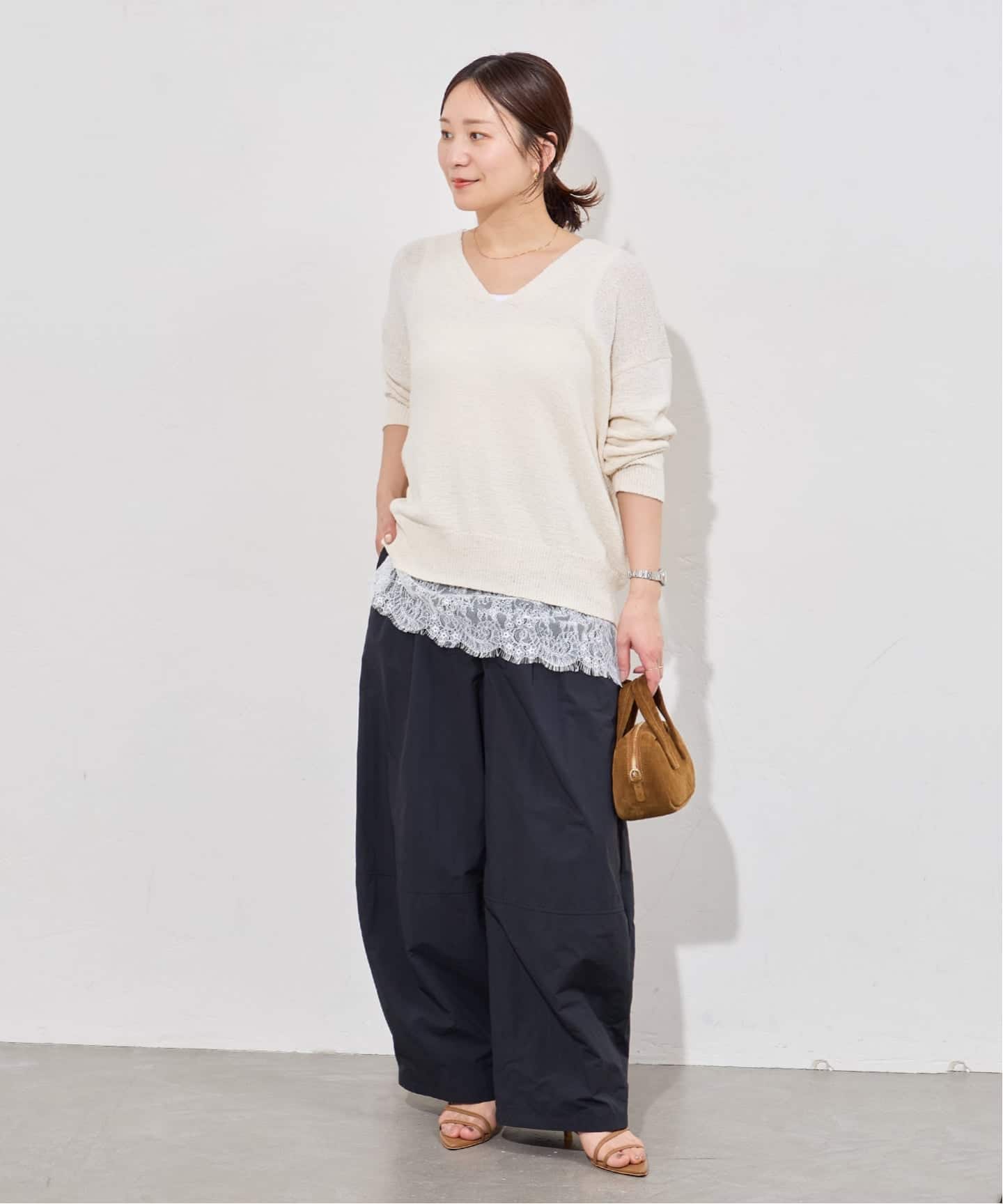 【新品】 JOURNAL STANDARD レースヘムシアータンク　ブラック レースヘムシアータンク（Tシャツ／カットソー）｜JOURNAL STANDARD