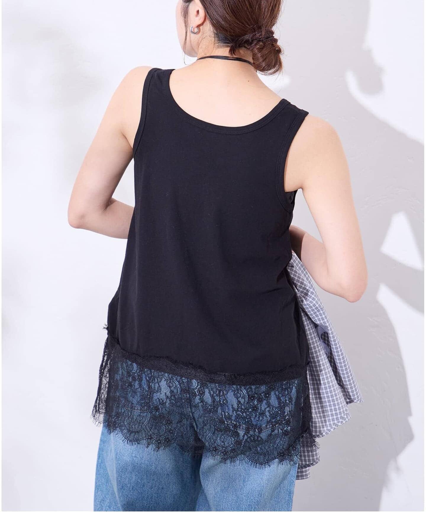レースヘムシアータンク（Tシャツ／カットソー）｜JOURNAL STANDARD