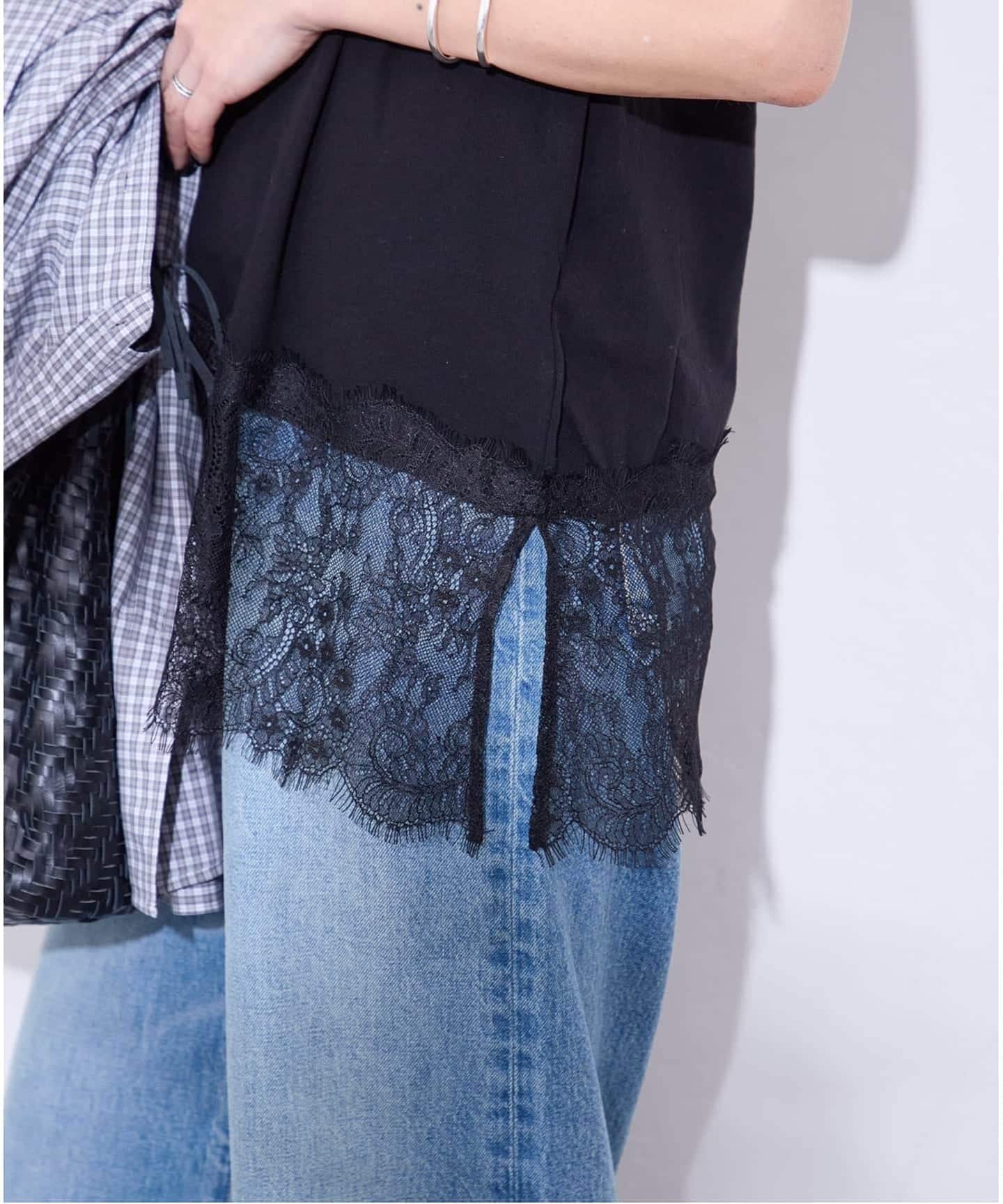 レースヘムシアータンク（Tシャツ／カットソー）｜JOURNAL STANDARD