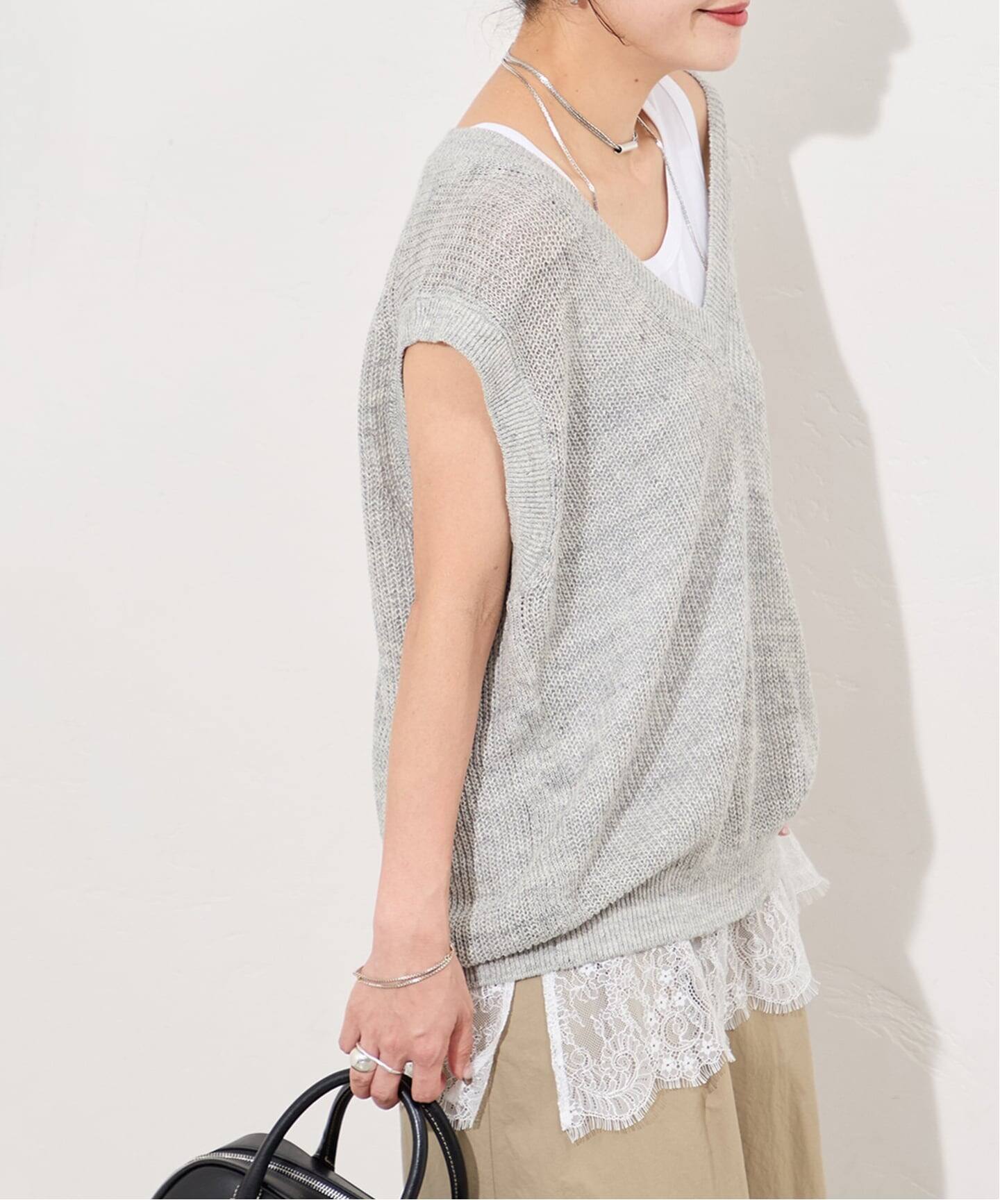 レースヘムシアータンク（Tシャツ／カットソー）｜JOURNAL STANDARD