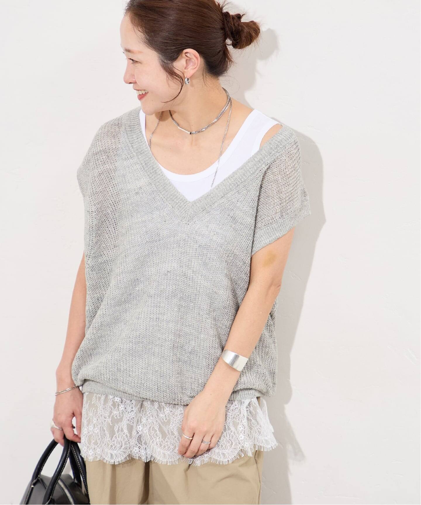 レースヘムシアータンク（Tシャツ／カットソー）｜JOURNAL STANDARD