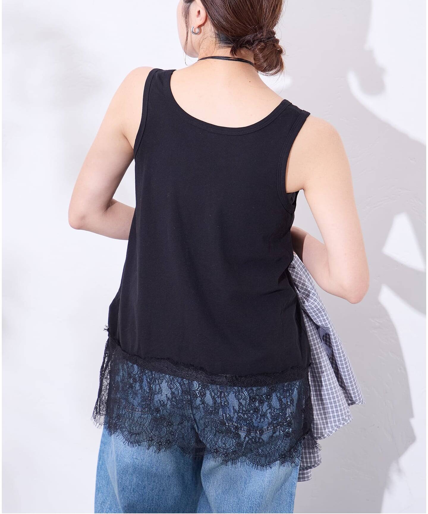 追加2》レースヘムシアータンク（Tシャツ／カットソー）｜JOURNAL 