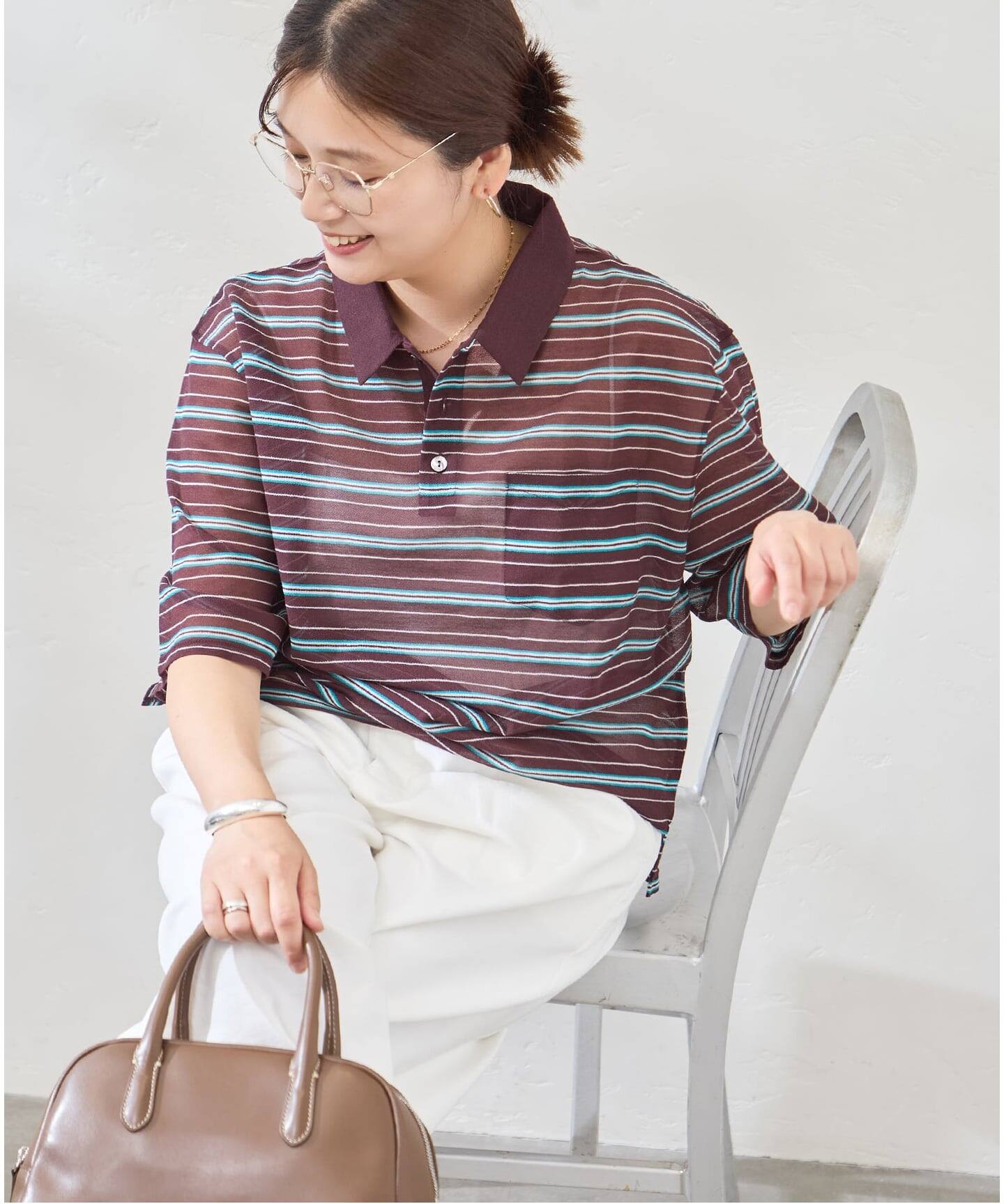 シアーカノコボーダーポロシャツ（Tシャツ／カットソー）｜JOURNAL