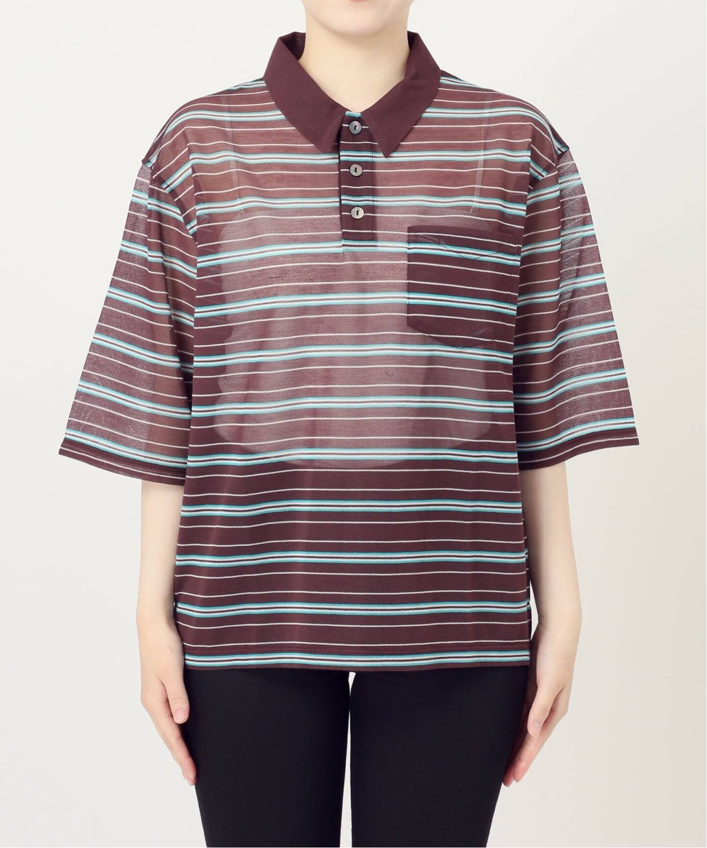 【新品未使用】JOURNAL STANDARD シアーカノコボーダーポロシャツ シアーカノコボーダーポロシャツ（Tシャツ／カットソー）｜JOURNAL