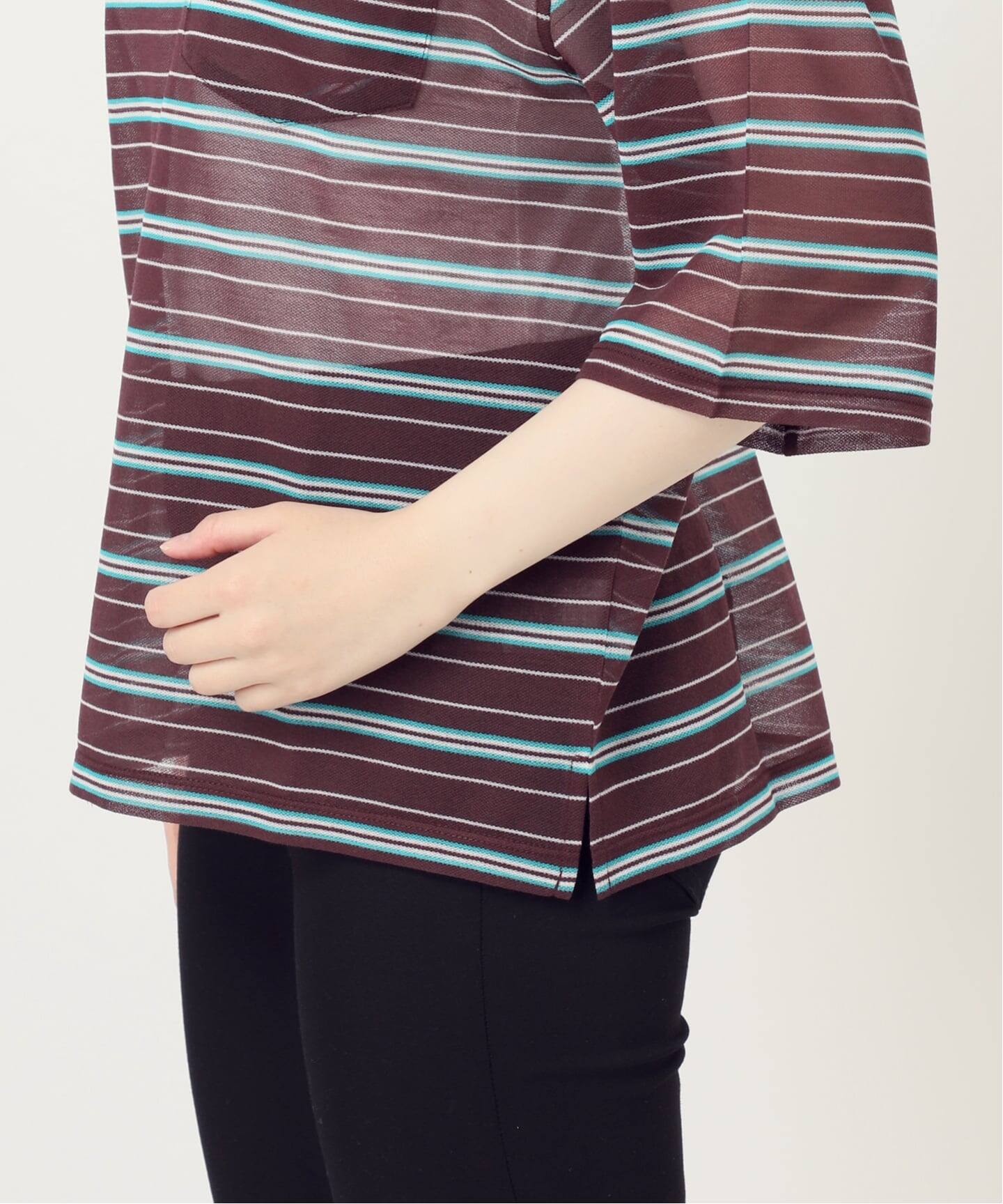 シアーカノコボーダーポロシャツ（Tシャツ／カットソー）｜JOURNAL