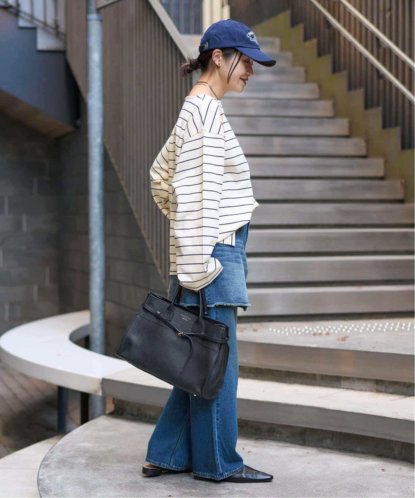 【JOURNALSTANDARD】26SS 26070400501010 カラーボーダーリラックスCS長袖カットソー カラーボーダーリラックスCS（Tシャツ／カットソー）｜JOURNAL