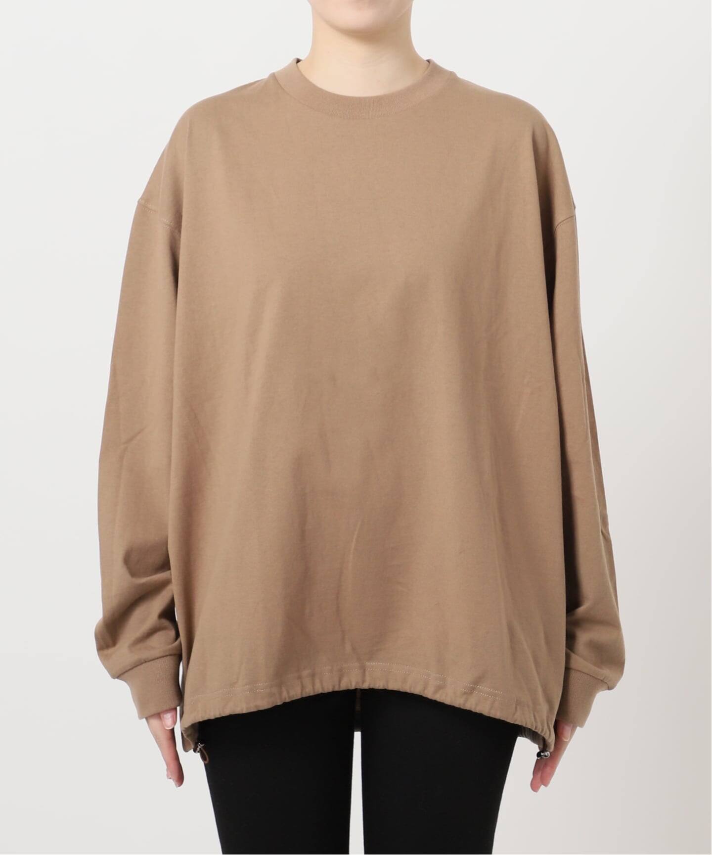 追加》シャーリングロングスリーブTシャツ（Tシャツ／カットソー