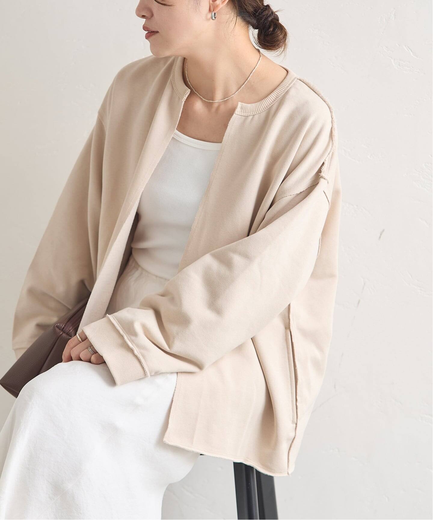 WEB限定追加予約》CUT-OFF SWEATカーディガン（カーディガン