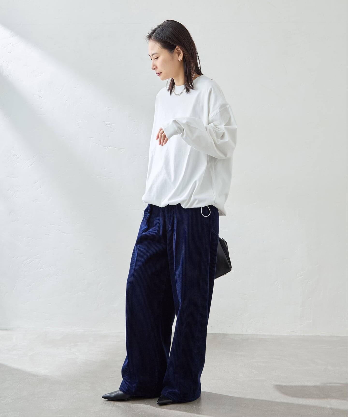 追加3》シャーリングロングスリーブTシャツ（Tシャツ／カットソー