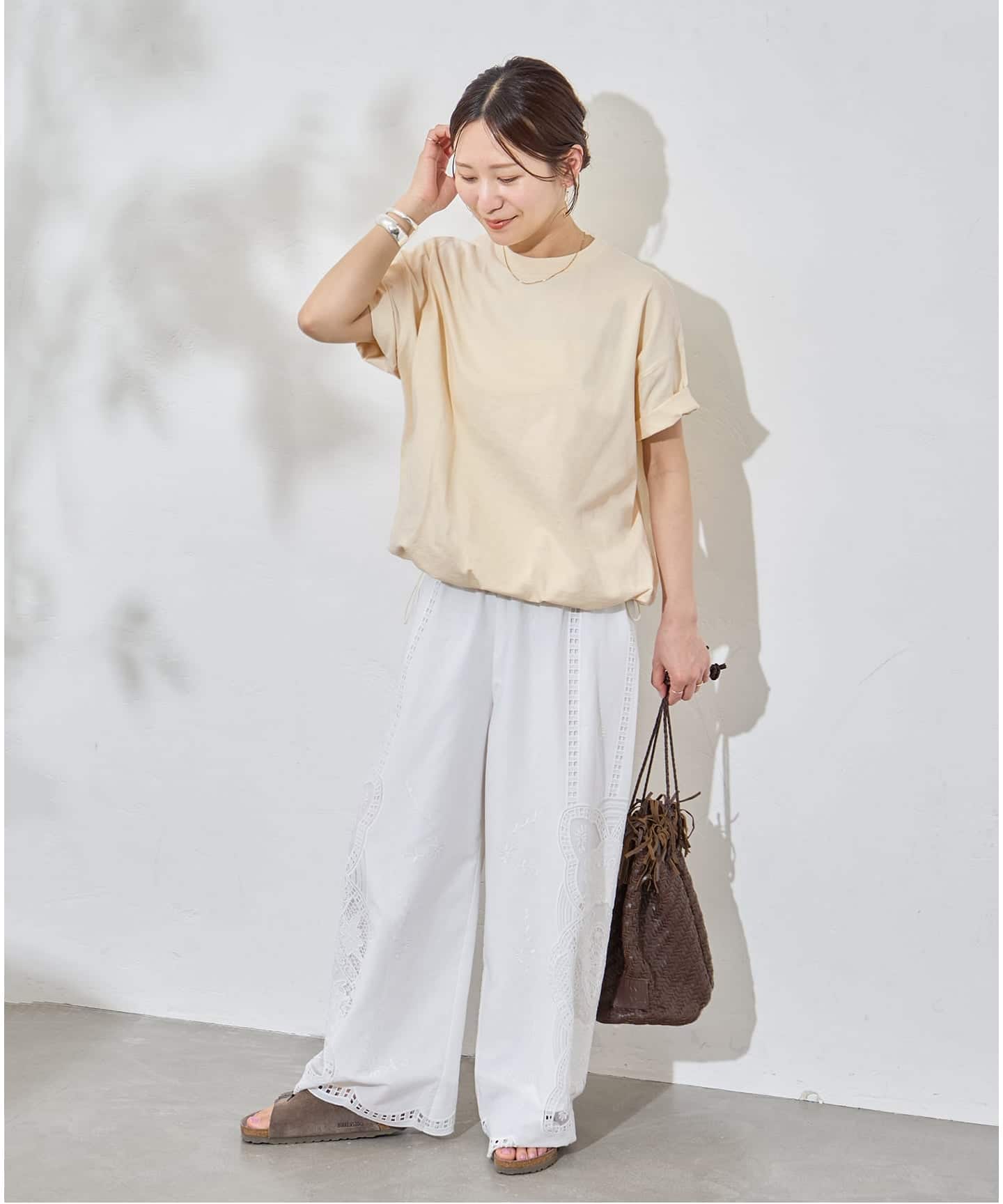 追加2》シャーリングTシャツ（Tシャツ／カットソー）｜JOURNAL