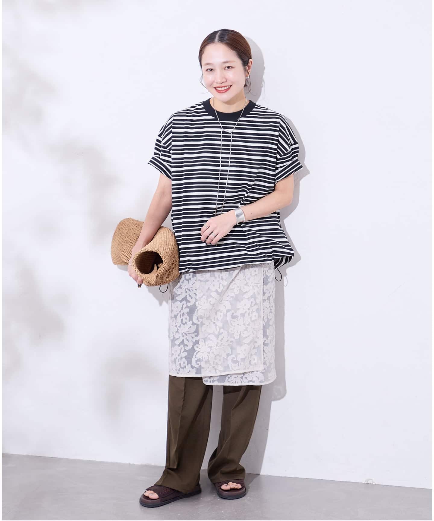 追加2》シャーリングTシャツ（Tシャツ／カットソー）｜JOURNAL