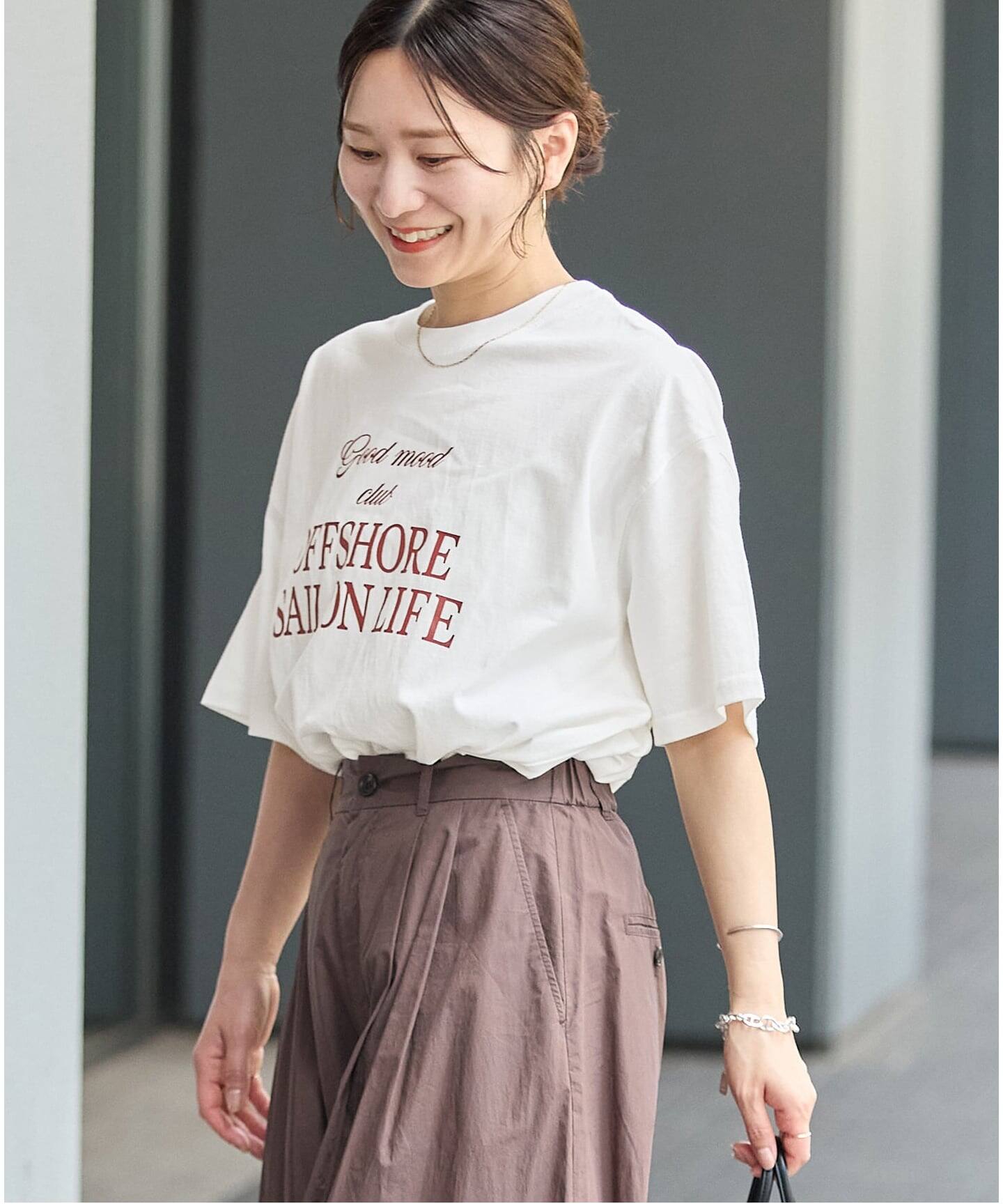 プリントタックスウェットTシャツ（Tシャツ／カットソー）｜JOURNAL
