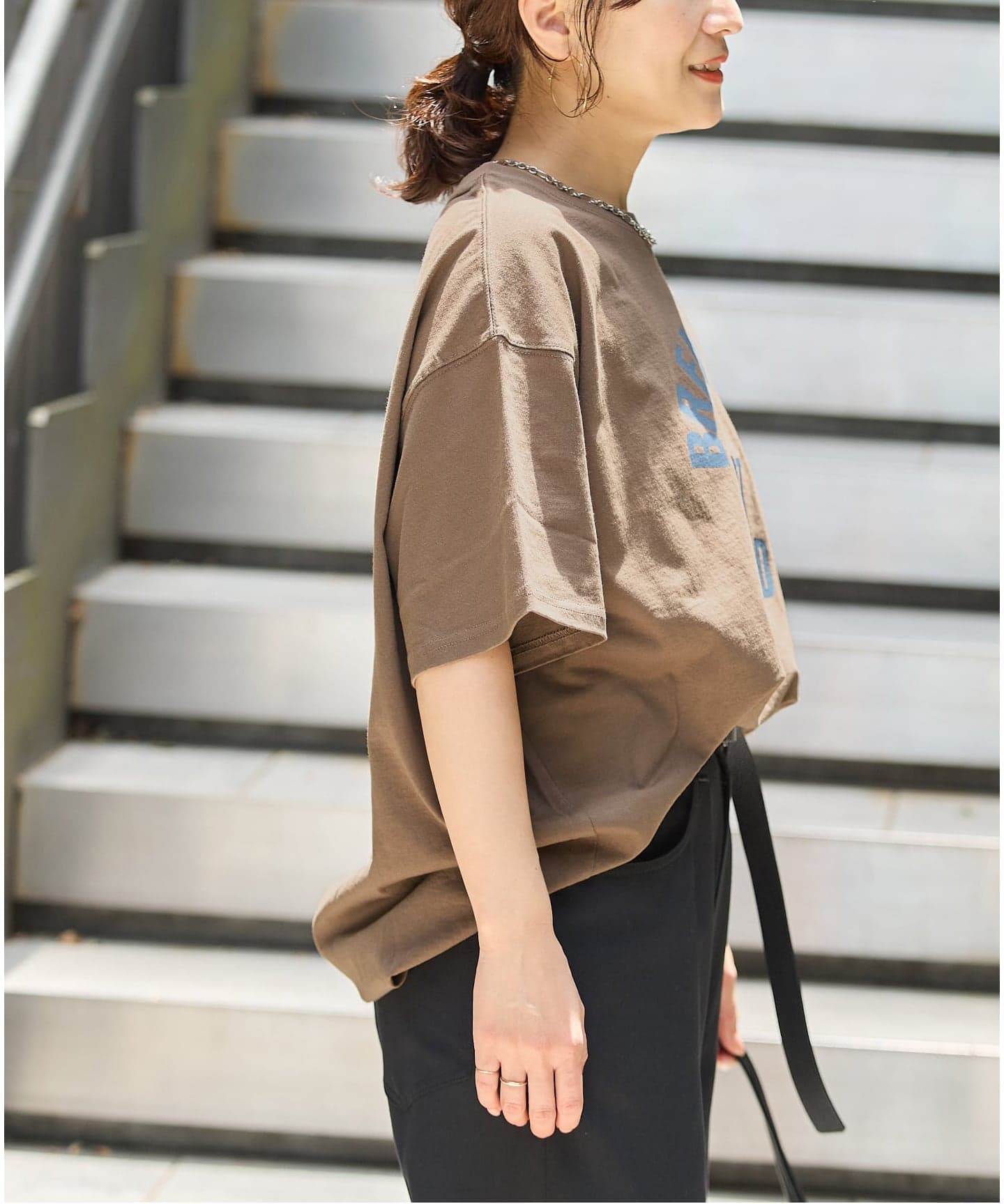 プリントタックスウェットTシャツ（Tシャツ／カットソー）｜JOURNAL