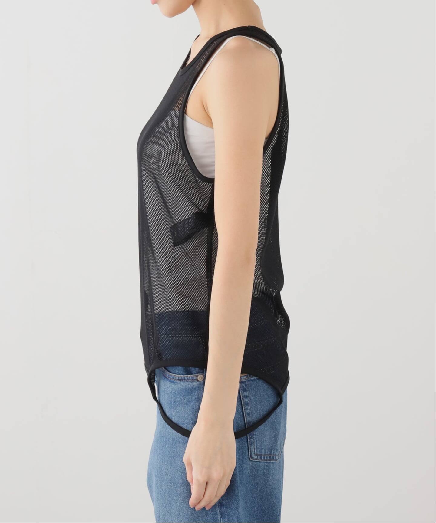 fumikauckida メッシュ ガーター タンクトップ ブラック FUMIKA_UCHIDA ONLINE STORE – FUMIKA_UCHIDA ONLINE STORE