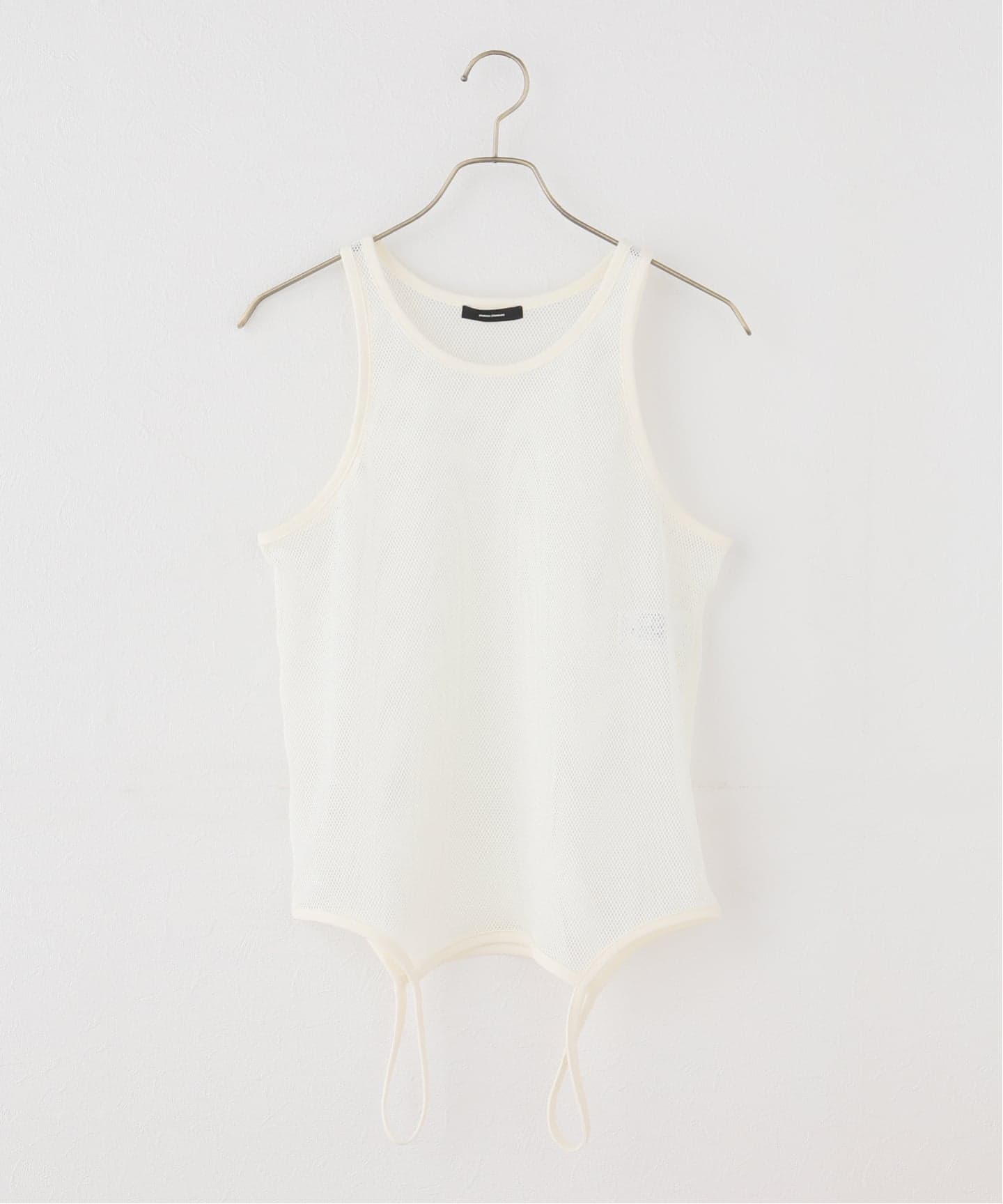 HYSTERIC メッシュタンクトップ ホワイト HYSTERIC IS HOT ノースリーブTシャツ|HYSTERIC GLAMOUR MEN