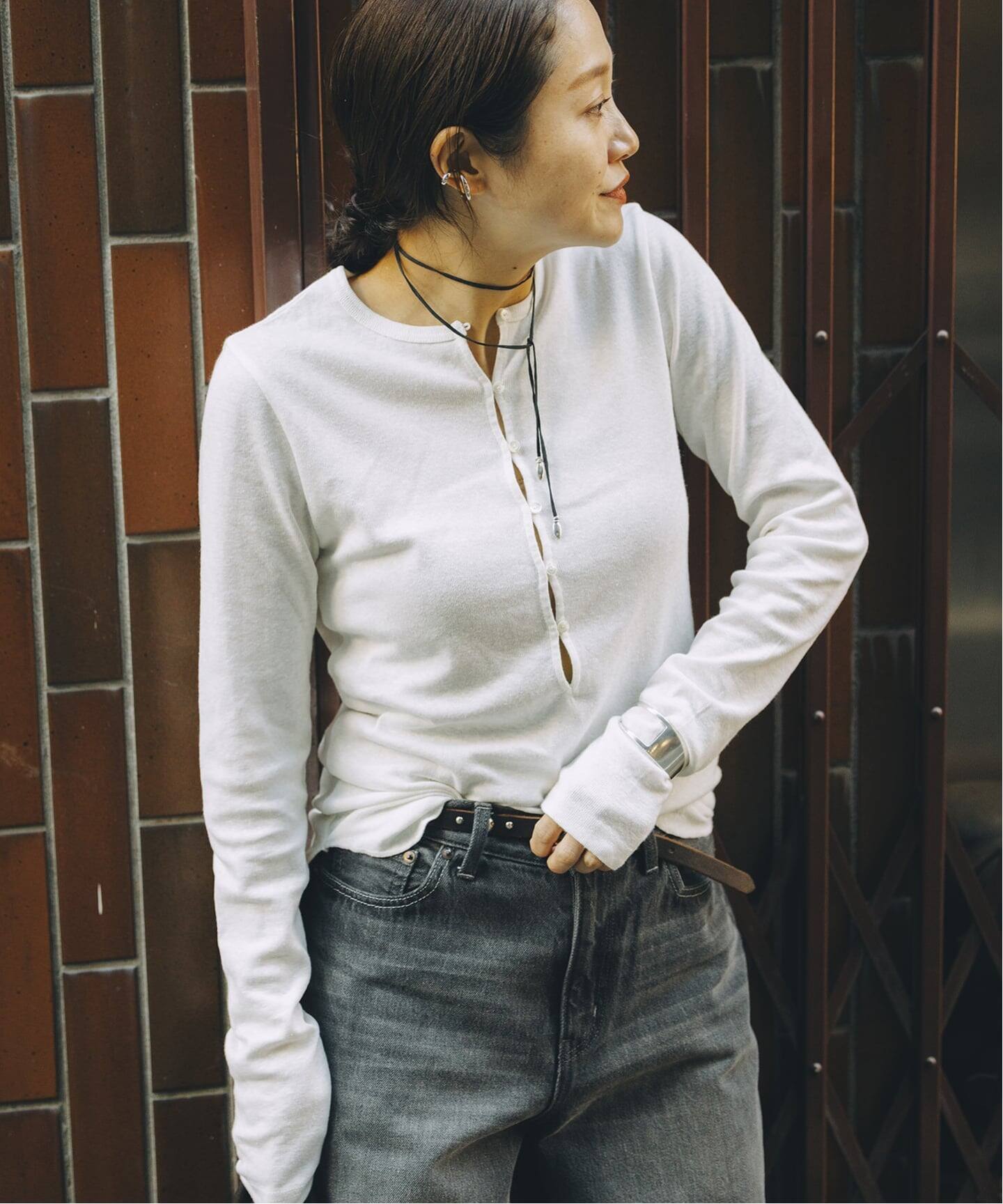 【JOURNALSTANDARD】26SS 26070400910110 WEB限定 feditシリーズ ヘンプコットンフライスヘンリー長袖カットソー JOURNAL STANDARD - 【JOURNALSTANDARD】26SS 26070400910110 WEB限定