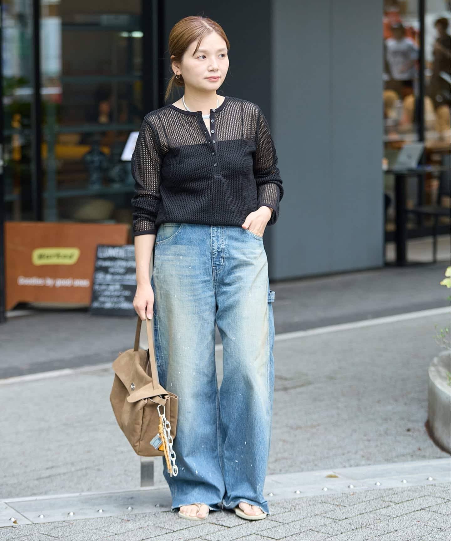 メッシュ クルーネック プルオーバー（その他トップス）｜JOURNAL
