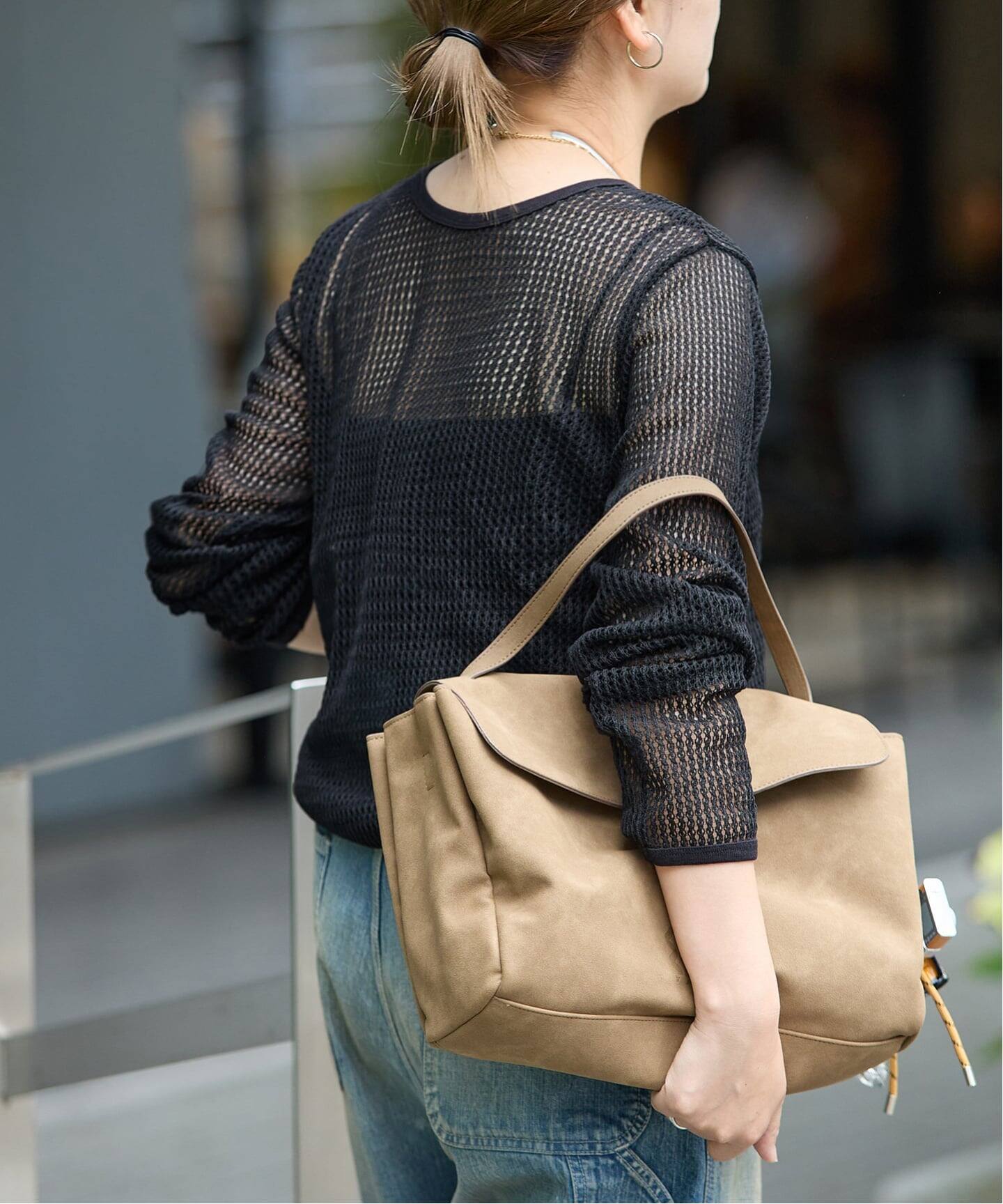 メッシュ クルーネック プルオーバー（その他トップス）｜JOURNAL