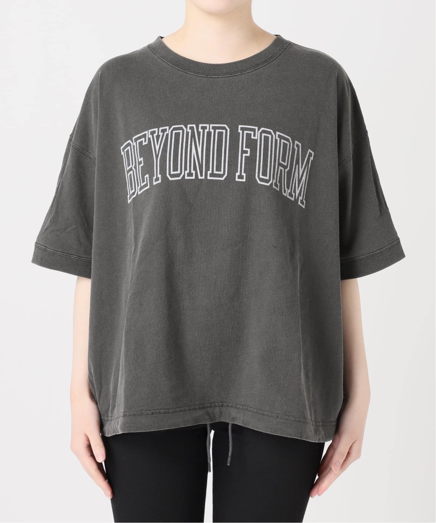 新品 タグ類無 ピグメントテンジクドロストTEE ブラック 完売品 レア ピグメントテンジクドロストTEE（Tシャツ／カットソー）｜JOURNAL