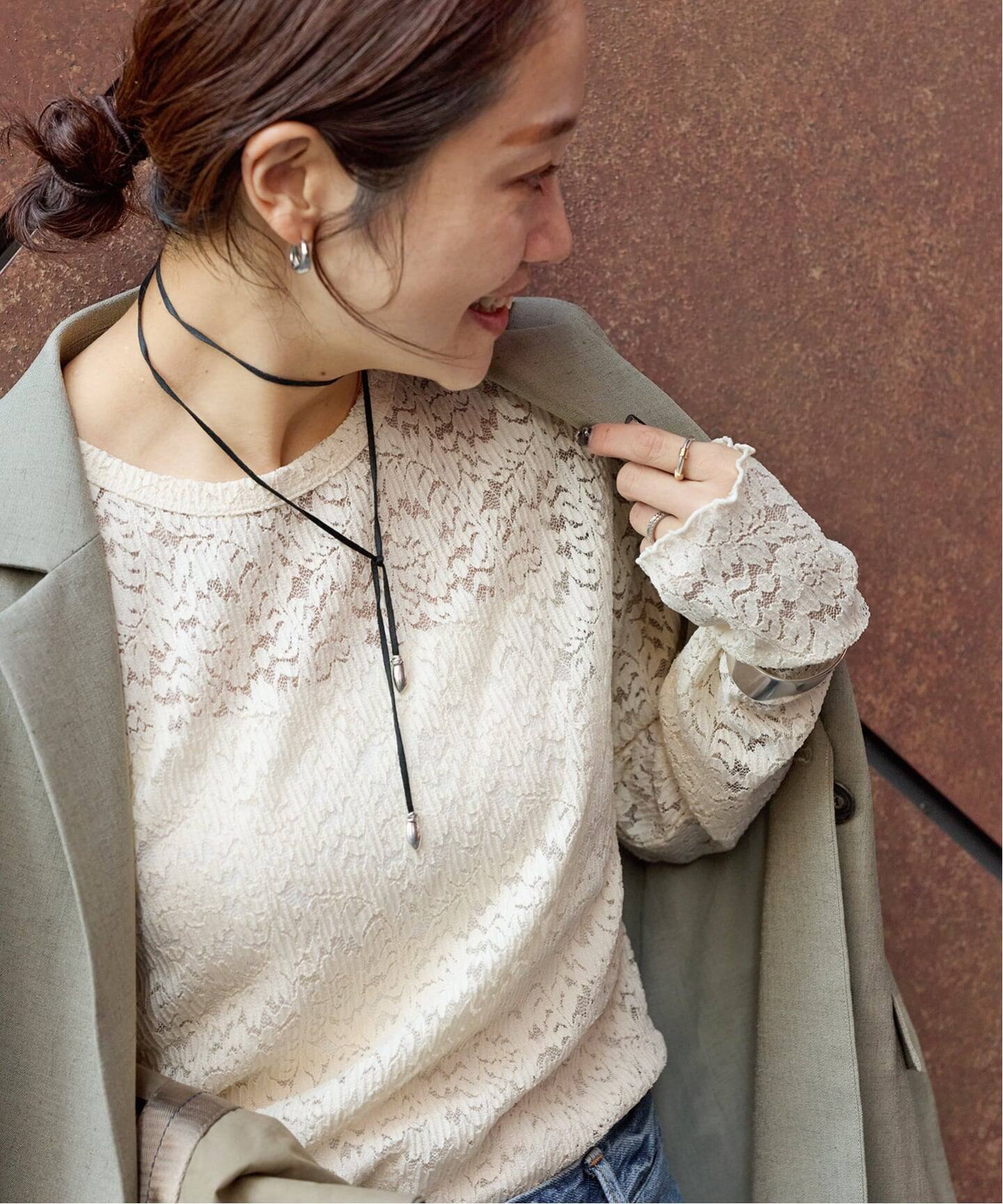 JOURNAL STANDARD　ストレッチフラワーレースインナー新品 追加2》ストレッチフラワーレースインナー（Tシャツ/カットソー