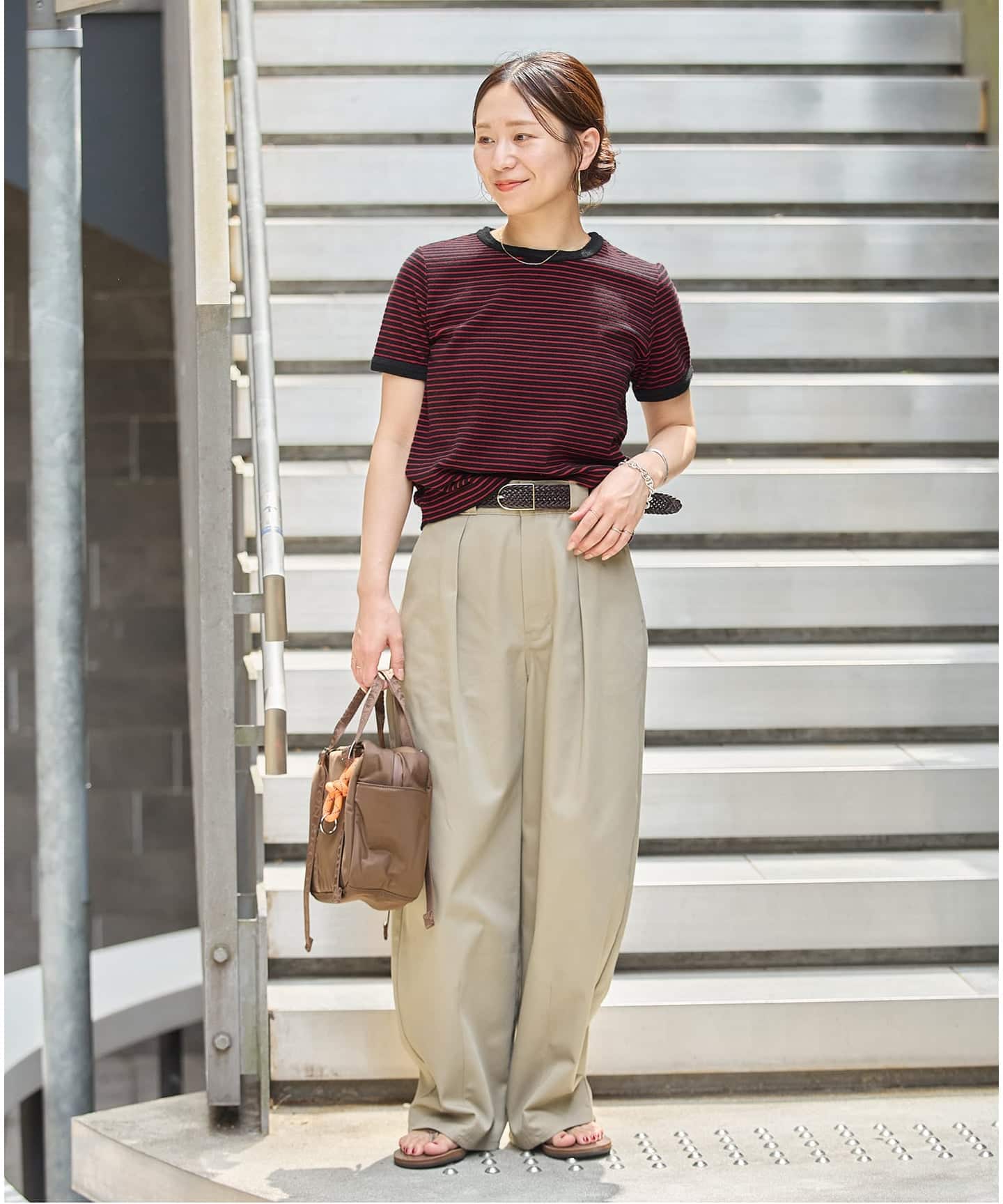 パイルボーダーT（Tシャツ／カットソー）｜JOURNAL STANDARD
