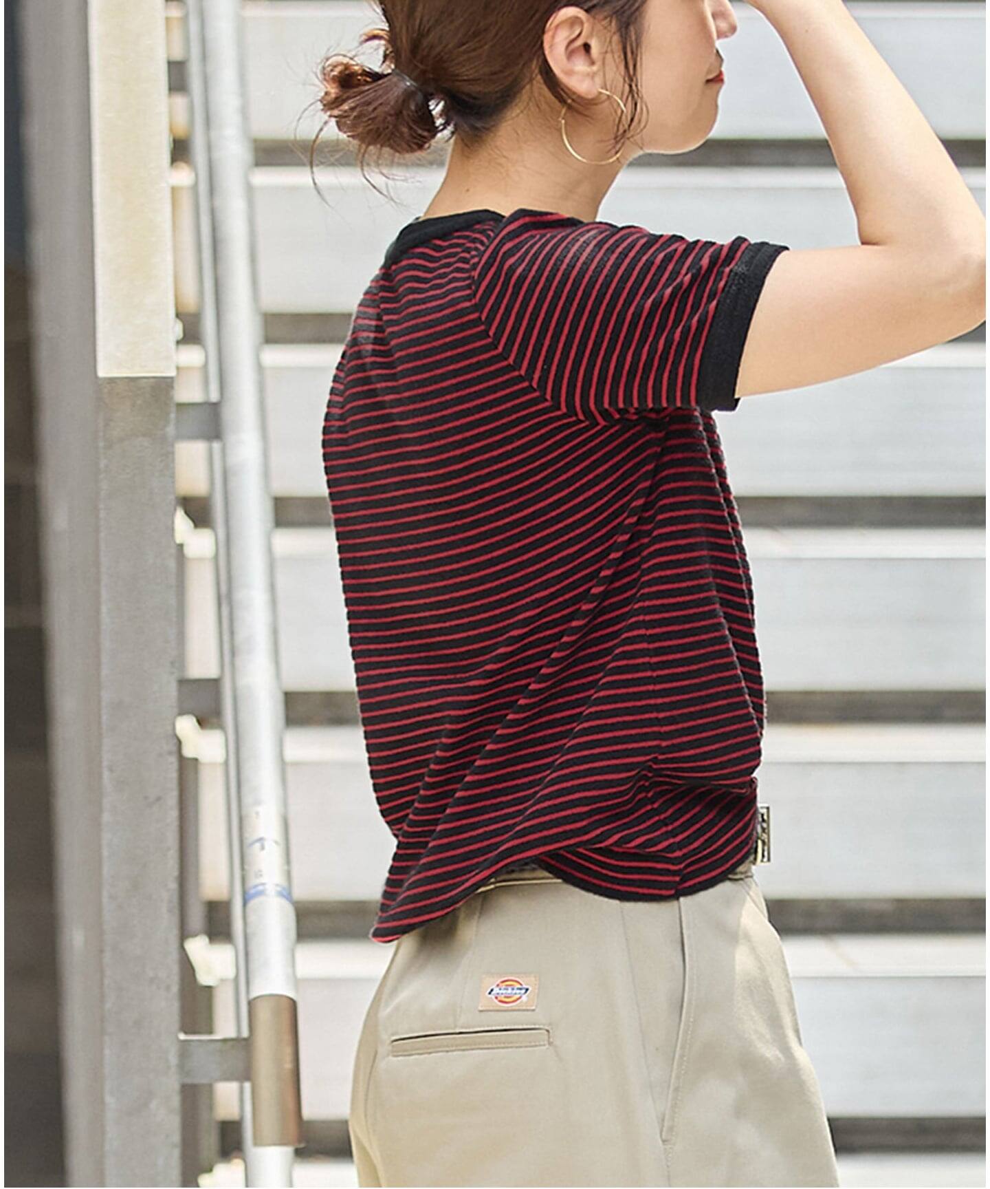 パイルボーダーT（Tシャツ／カットソー）｜JOURNAL STANDARD