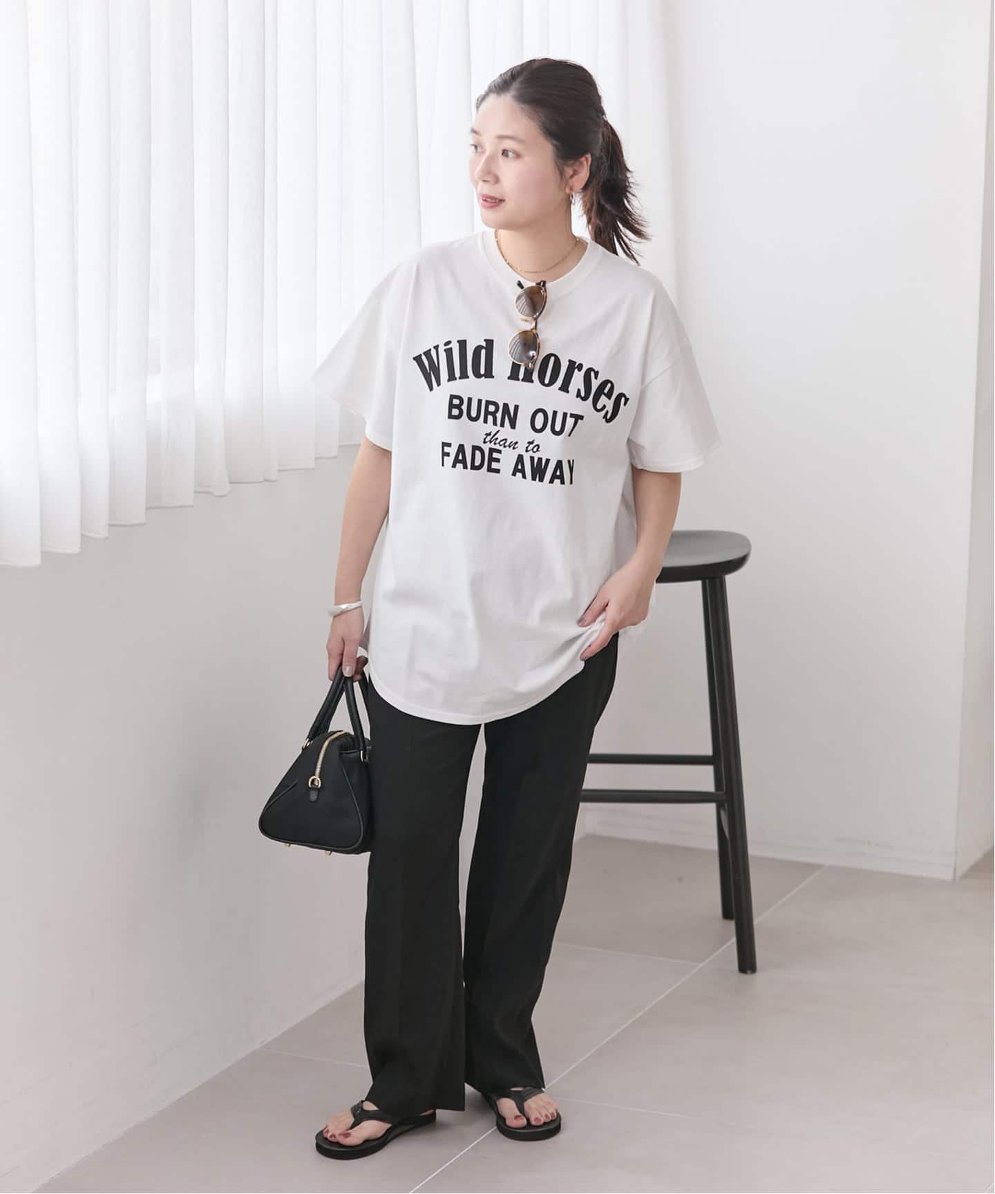 追加》ラウンドヘムピグメントT（Tシャツ／カットソー）｜JOURNAL