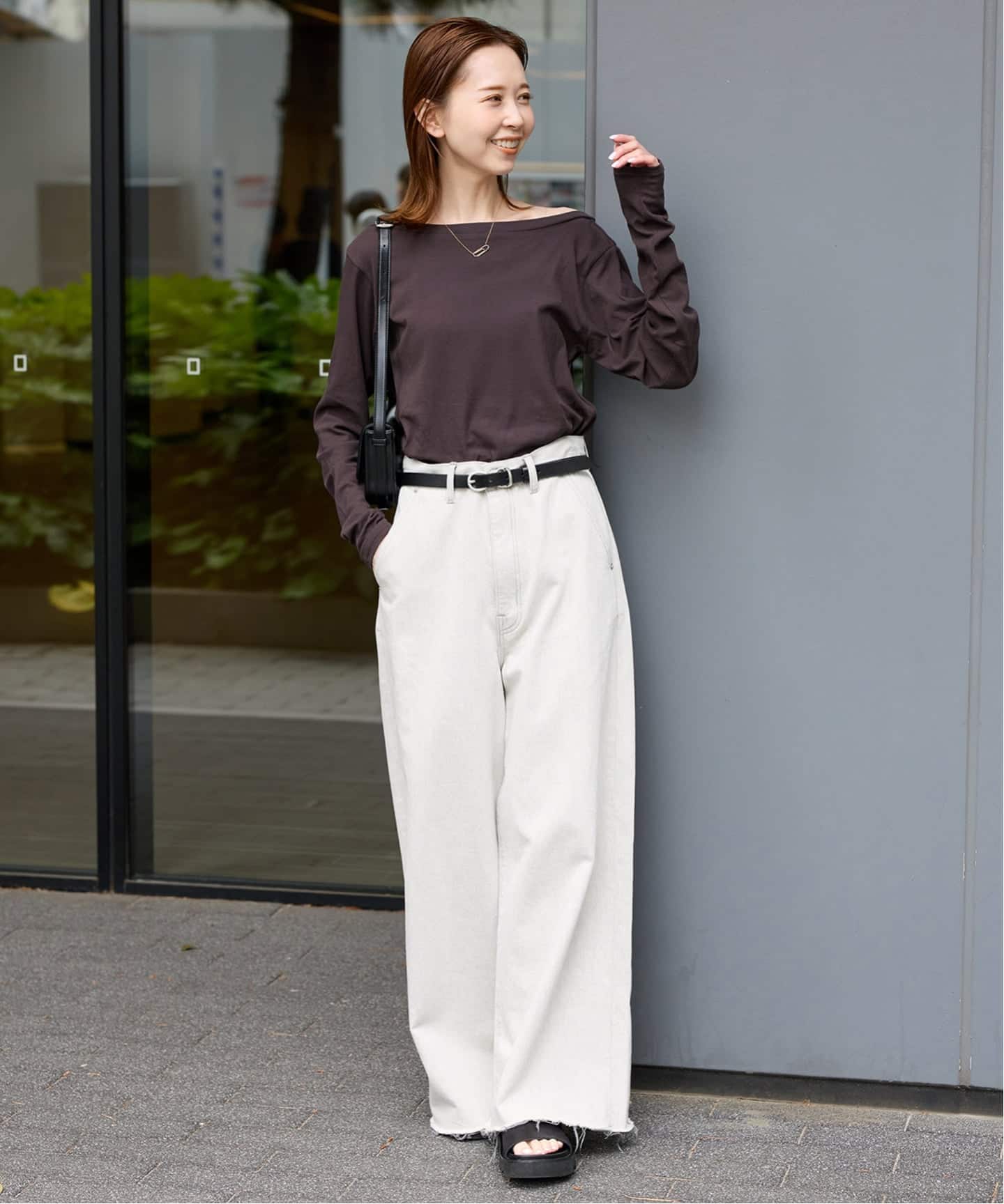 ベイクルーズ PlageMeshSheer ロンT 2枚セット サイズF 追加》シアーフライス2WAYロングスリーブ（Tシャツ／カットソー