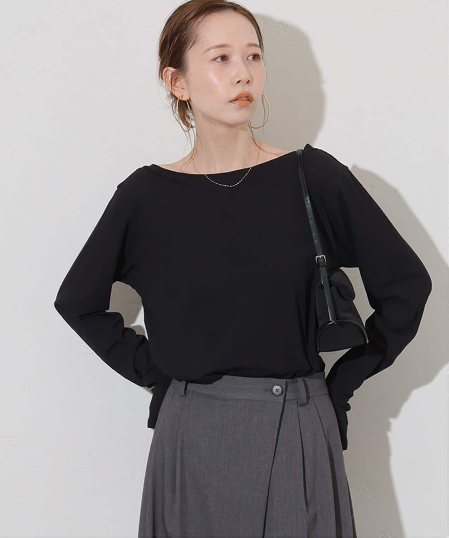 追加》シアーフライス2WAYロングスリーブ（Tシャツ／カットソー
