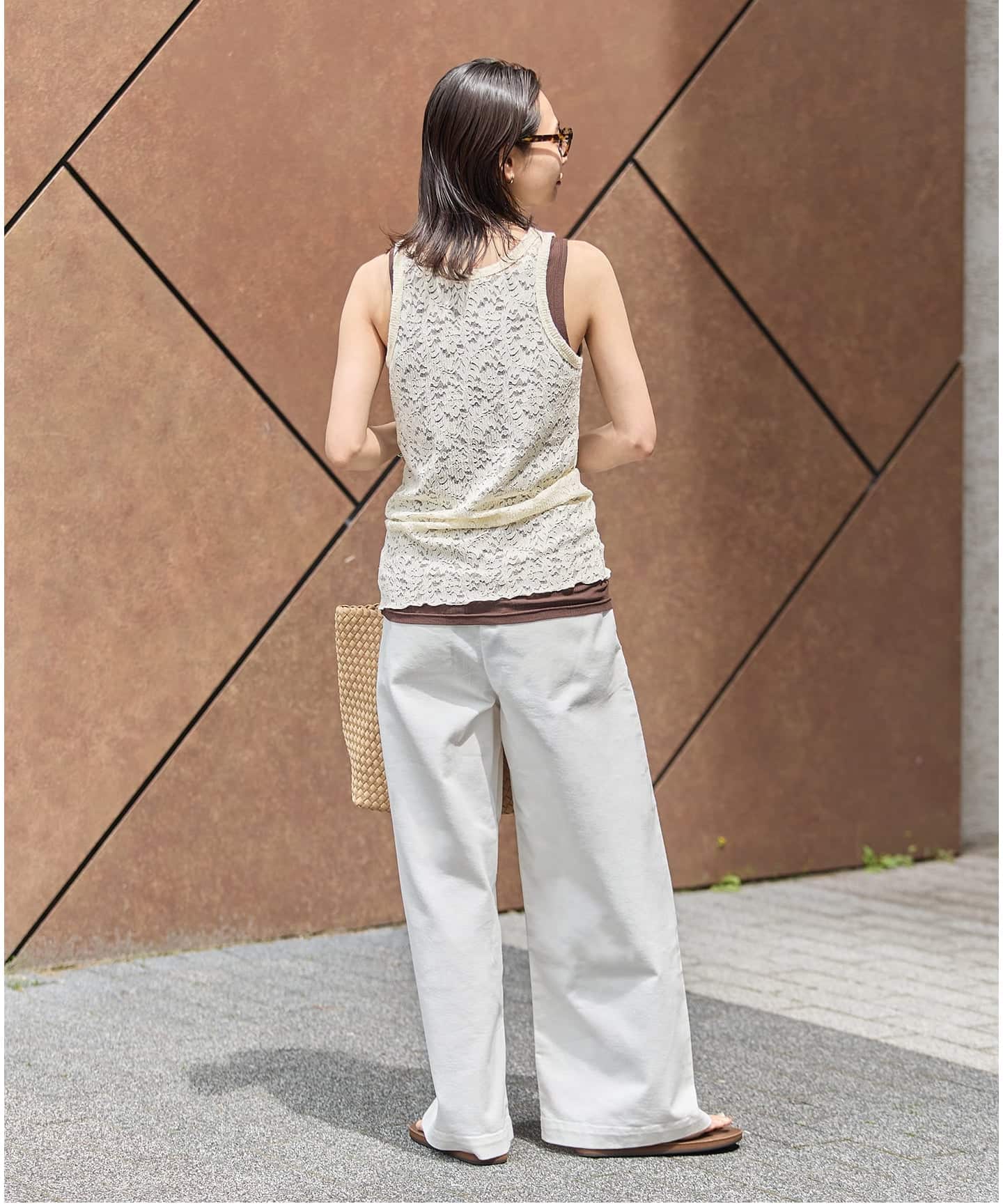 ストレッチフラワーレースタンク（Tシャツ／カットソー）｜JOURNAL