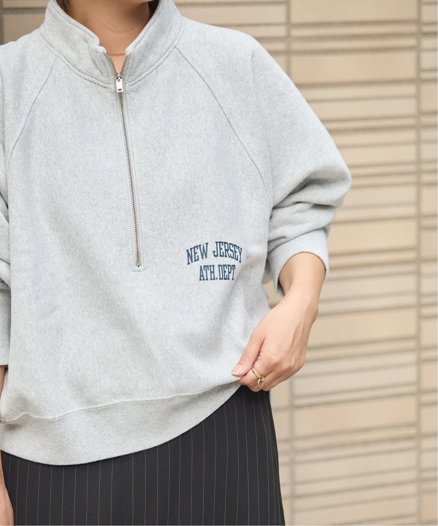予約》別注【CHAMPION/チャンピオン】 for JS RW 11.5oz HALF ZIP