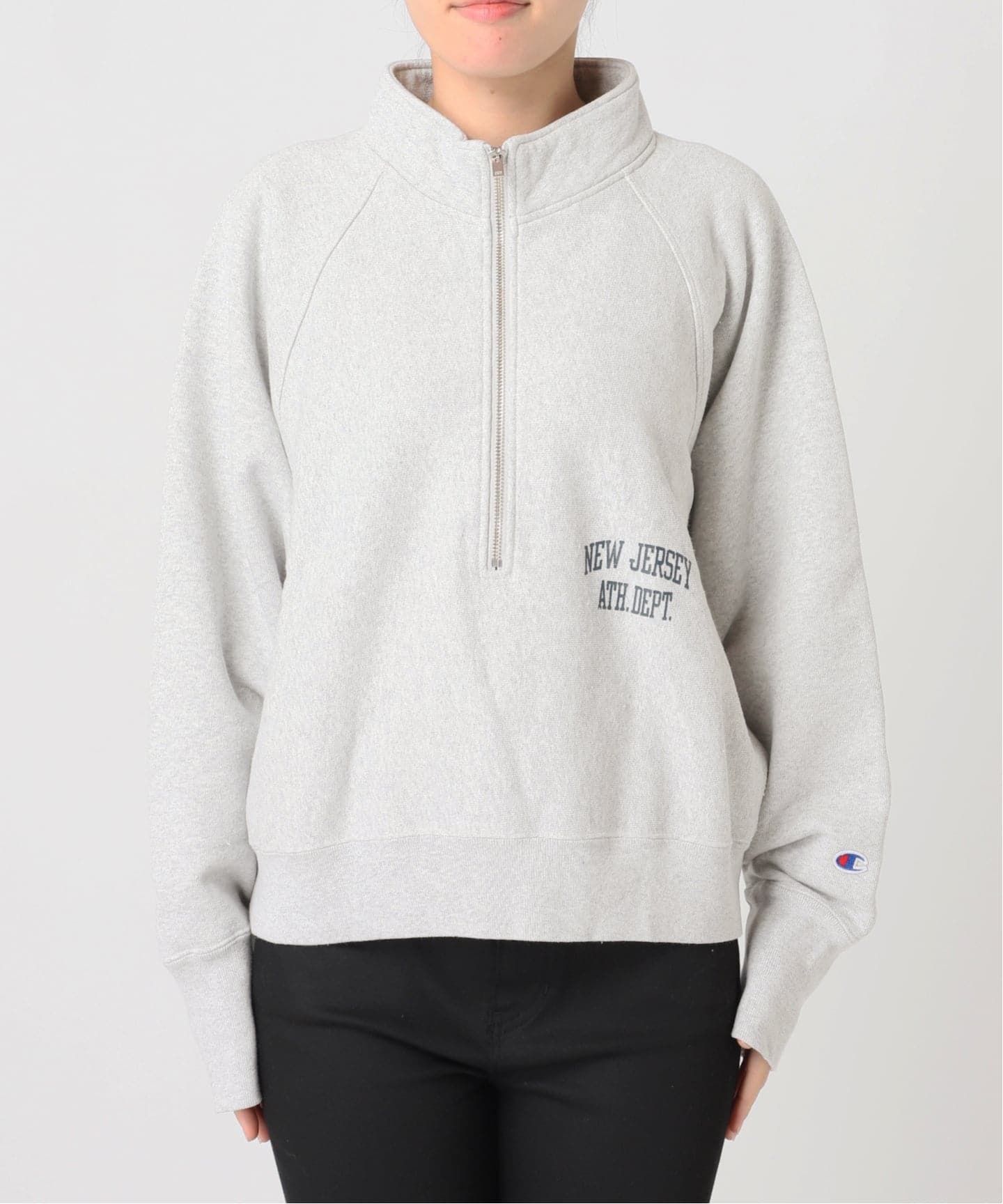 別注【CHAMPION/チャンピオン】 for JS RW 11.5oz HALF ZIP SWEAT