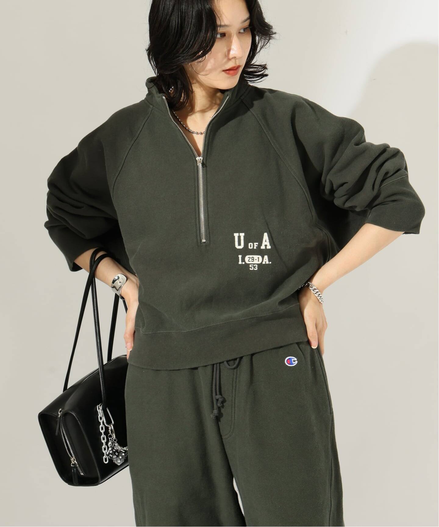 予約》別注【CHAMPION/チャンピオン】 for JS RW 11.5oz HALF ZIP 