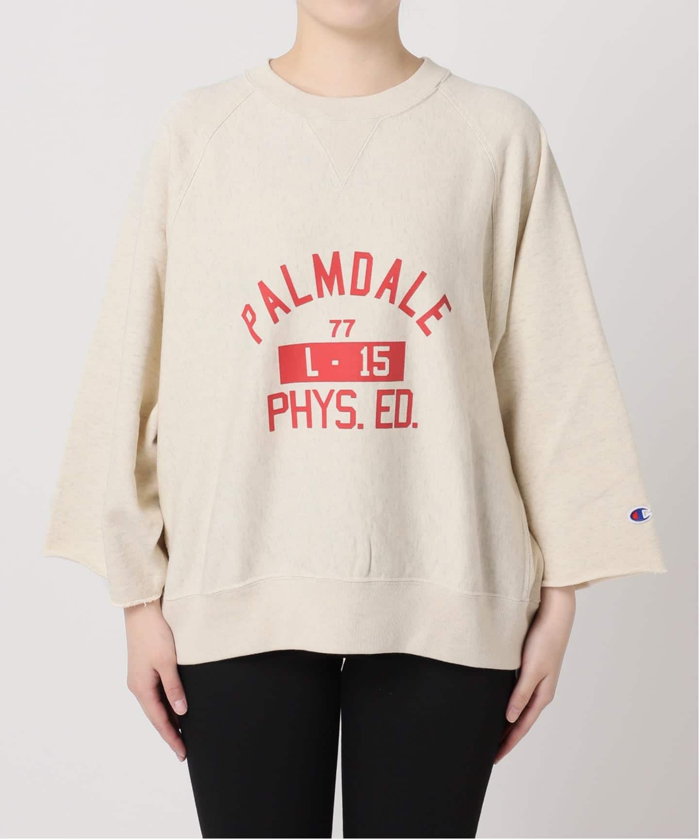 別注【CHAMPION/チャンピオン】 for JS C/N HALF SLEEVE SWEAT