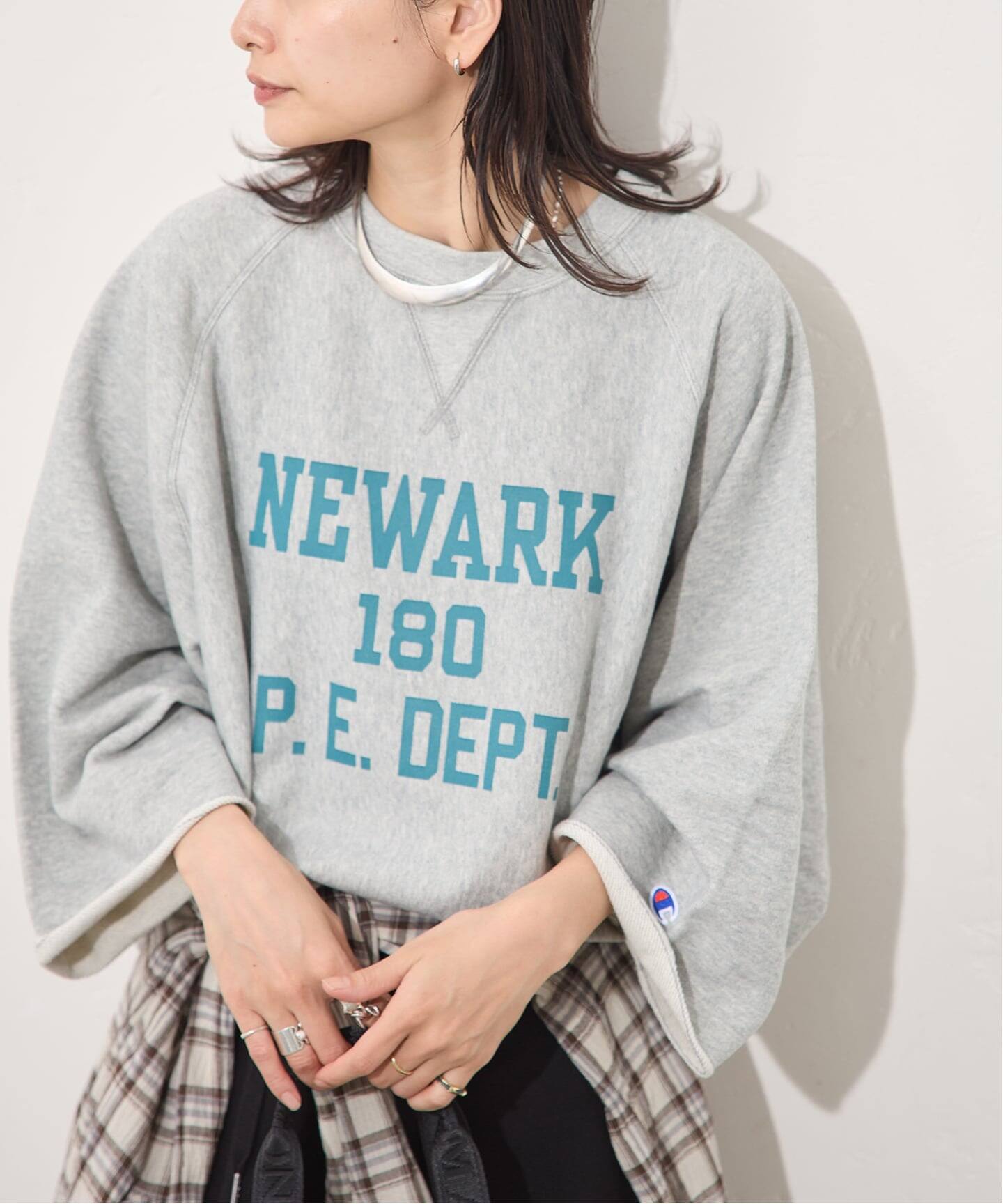 別注【CHAMPION/チャンピオン】 for JS C/N HALF SLEEVE SWEAT 