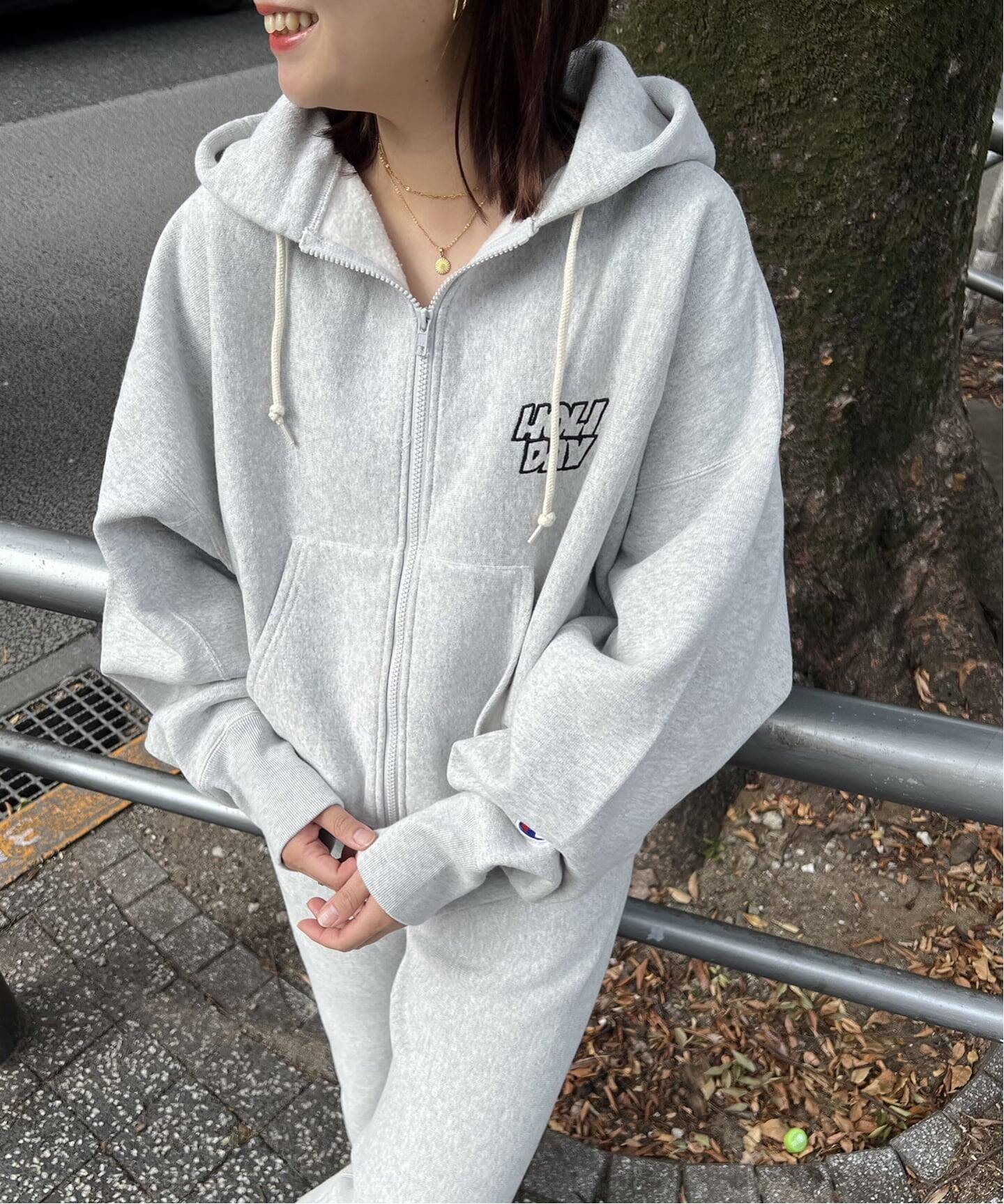 別注【CHAMPION*JOURNAL STANDARD by HOLIDAY】ZIP HOODIE（パーカー 