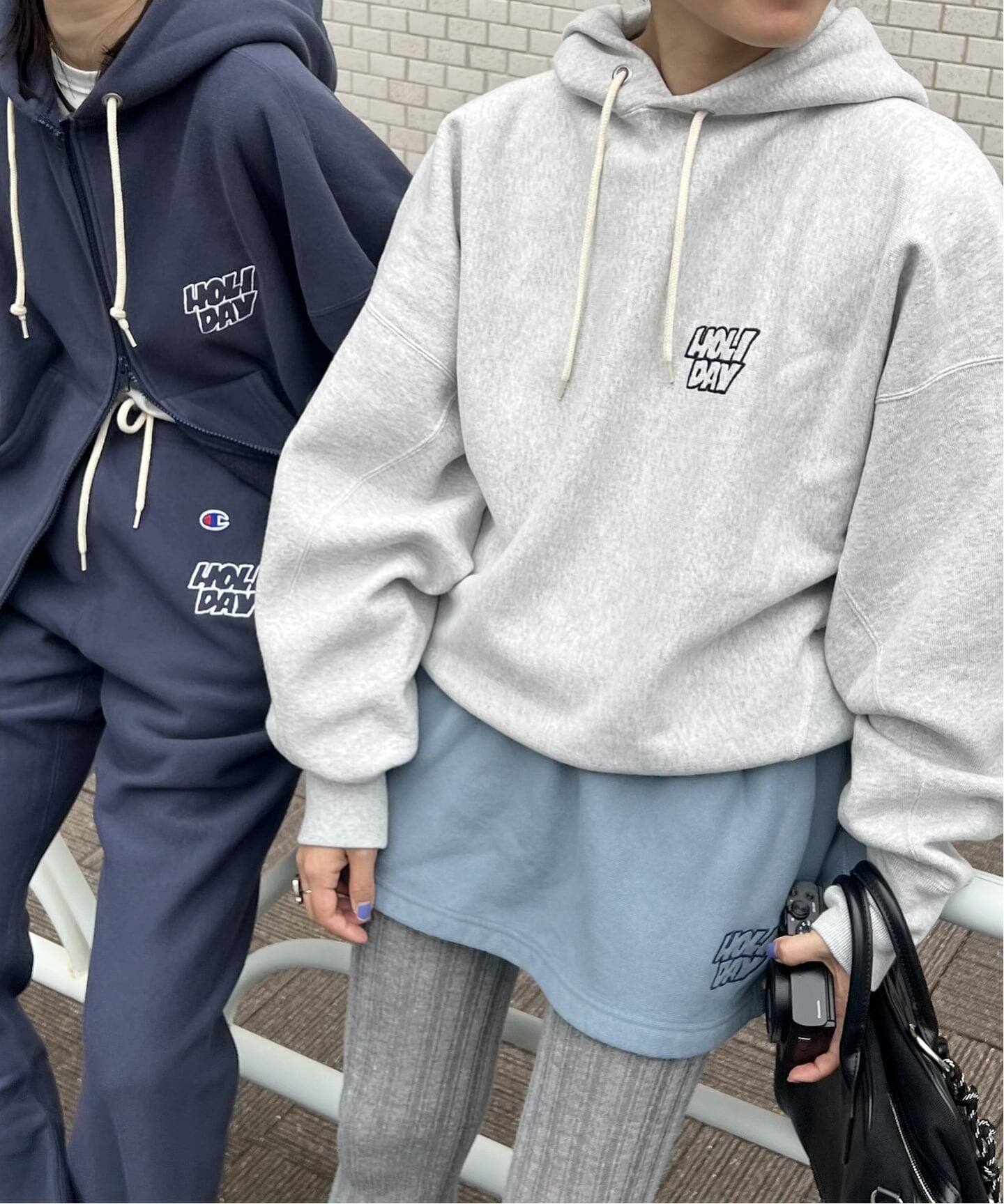 ジャーナルスタンダード　チャンピオンby HOLIDAY ジップパーカー　グレー ジャーナルスタンダード JOURNAL STANDARD 《予約》別注【CHAMPION