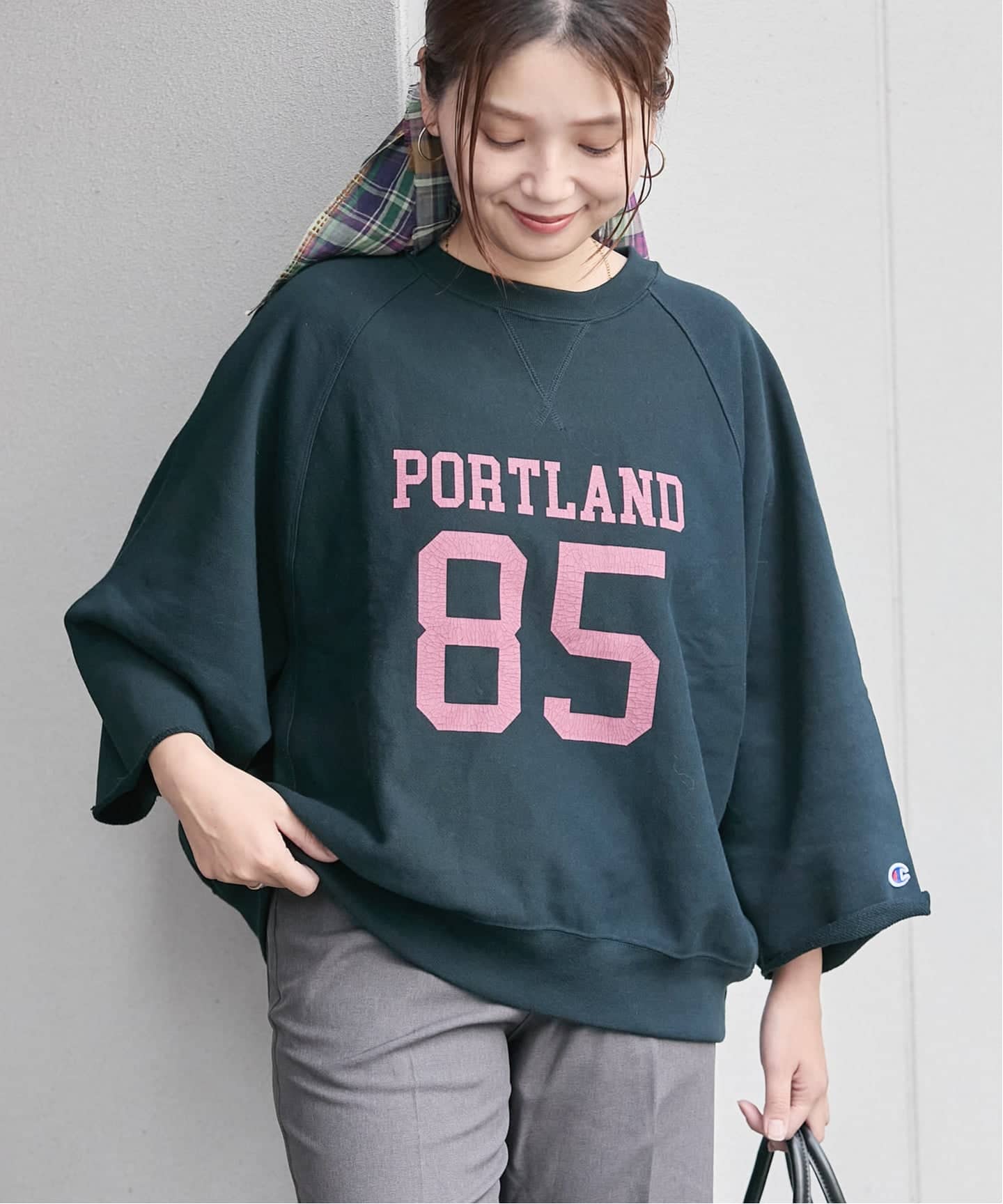 予約》別注【CHAMPION/チャンピオン】for JS カットオフスウェット