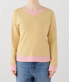 gimaguas/ギマガス】Sam T-Shirt Beige/Pink（Tシャツ／カットソー 
