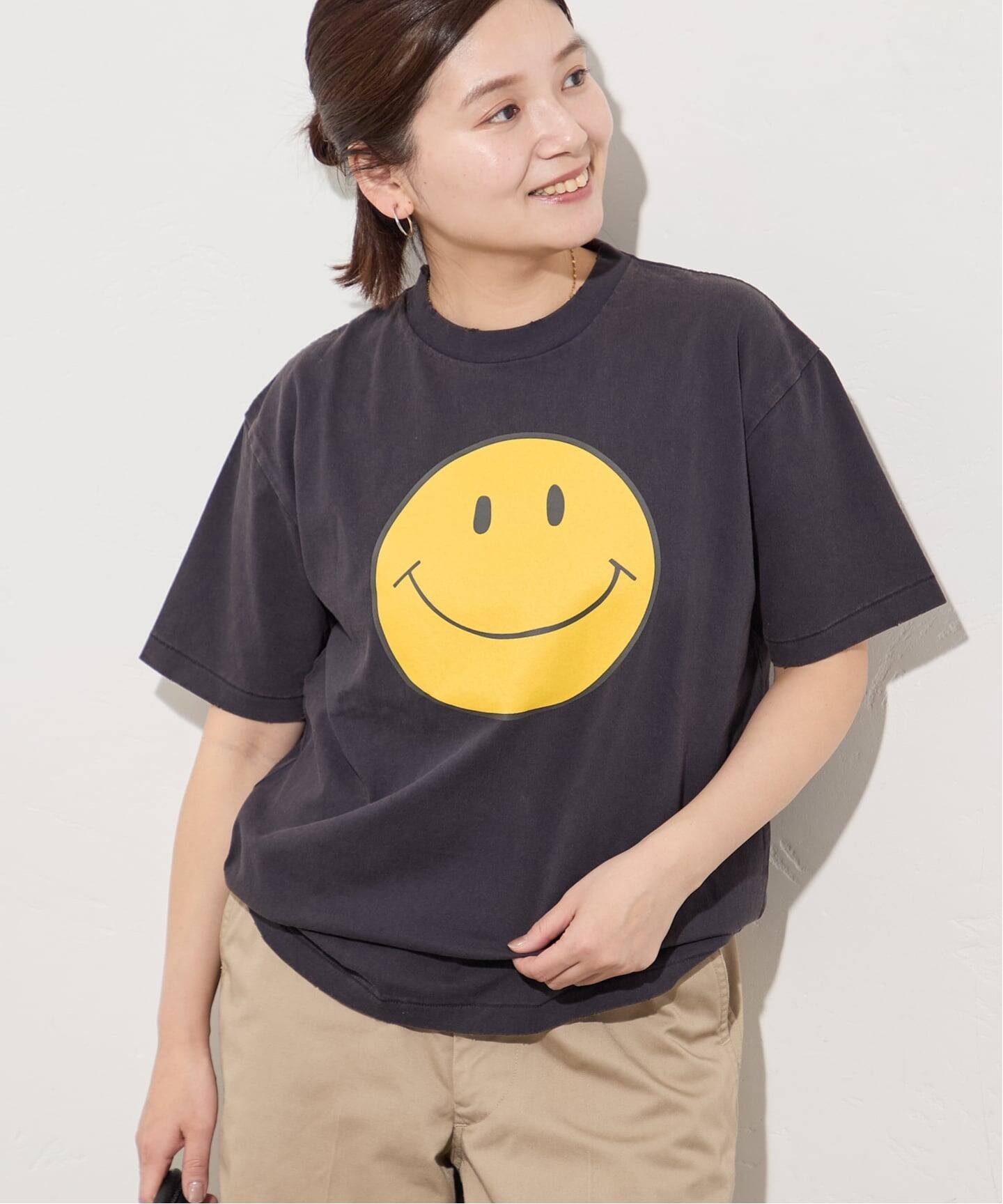 別注【HANDTEX/ハンドテックス】スマイルTEE（Tシャツ／カットソー