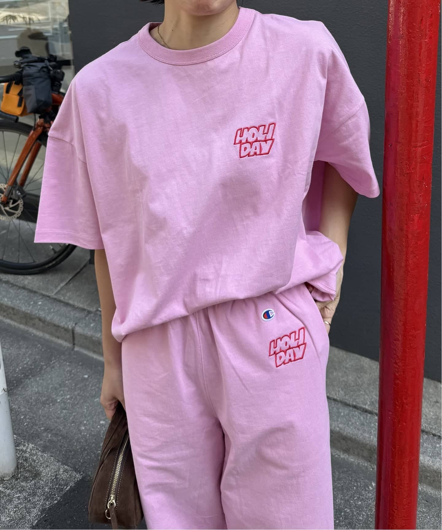 別注【CHAMPION*JOURNAL STANDARD by HOLIDAY】16s/1 Jersey T-SH（T