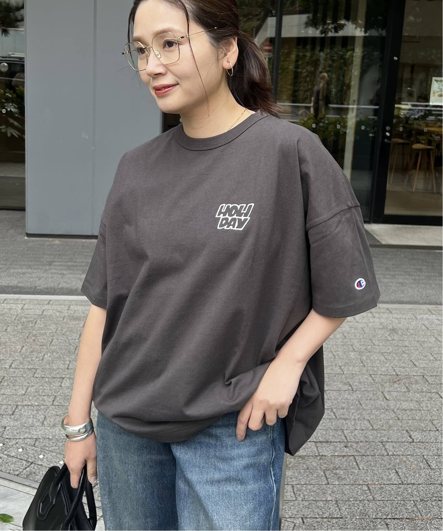 別注【CHAMPION*JOURNAL STANDARD by HOLIDAY】16s/1 Jersey T-SH（T 