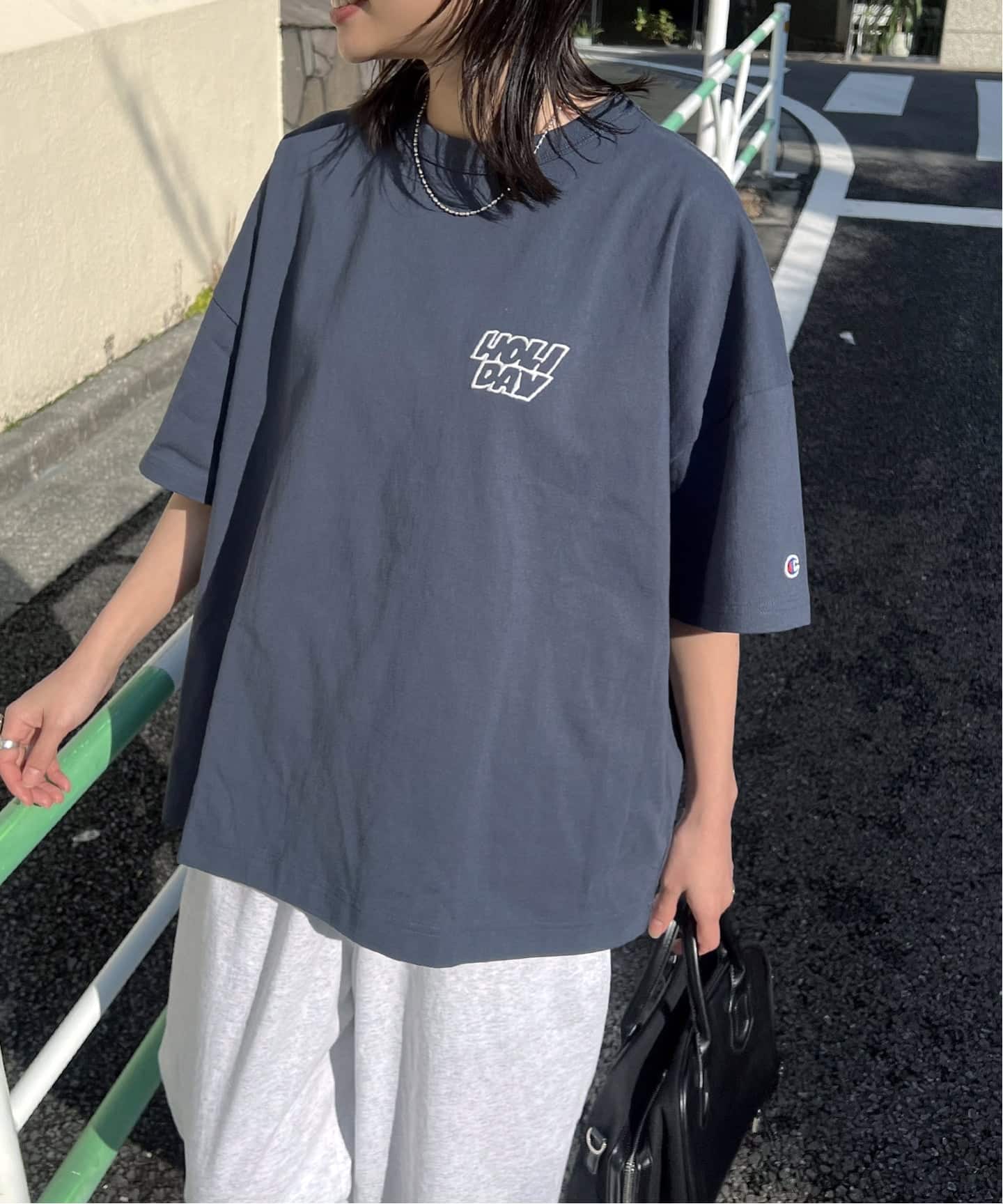 予約》別注【CHAMPION*JOURNAL STANDARD by HOLIDAY】16s/1 Jersey T