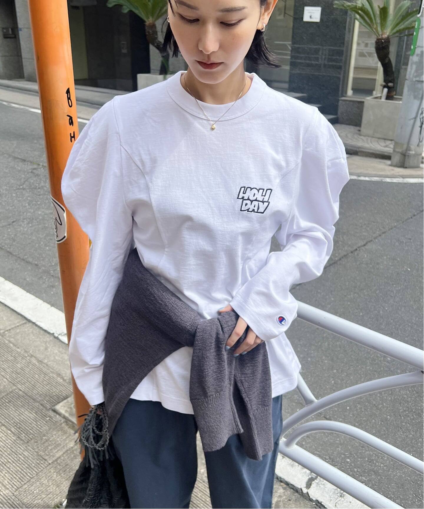 別注【CHAMPION*JOURNAL STANDARD by HOLIDAY】16s/1 Jersey PUFF(T 別注【CHAMPION*JOURNAL STANDARD by HOLIDAY】16s/1 Jersey PUFF(T