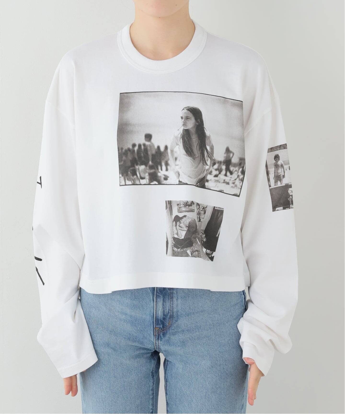 HOLIDAY/ホリデイ】SUPER FINE DRY CROPPED L/S T-SHI（Tシャツ