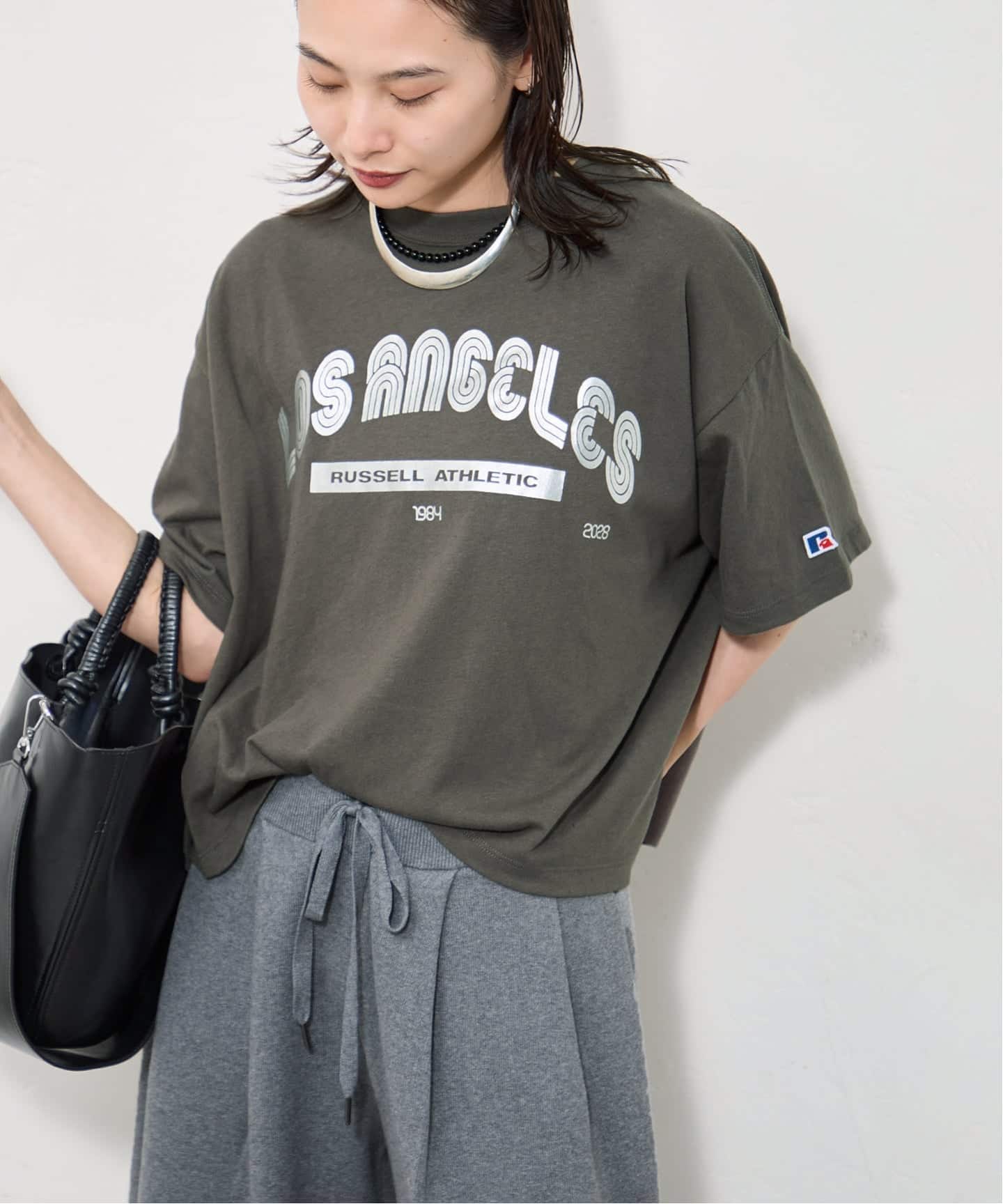 別注【RUSSELL ATHLETIC *JM for JS】TCRテンジクロゴS/S（Tシャツ