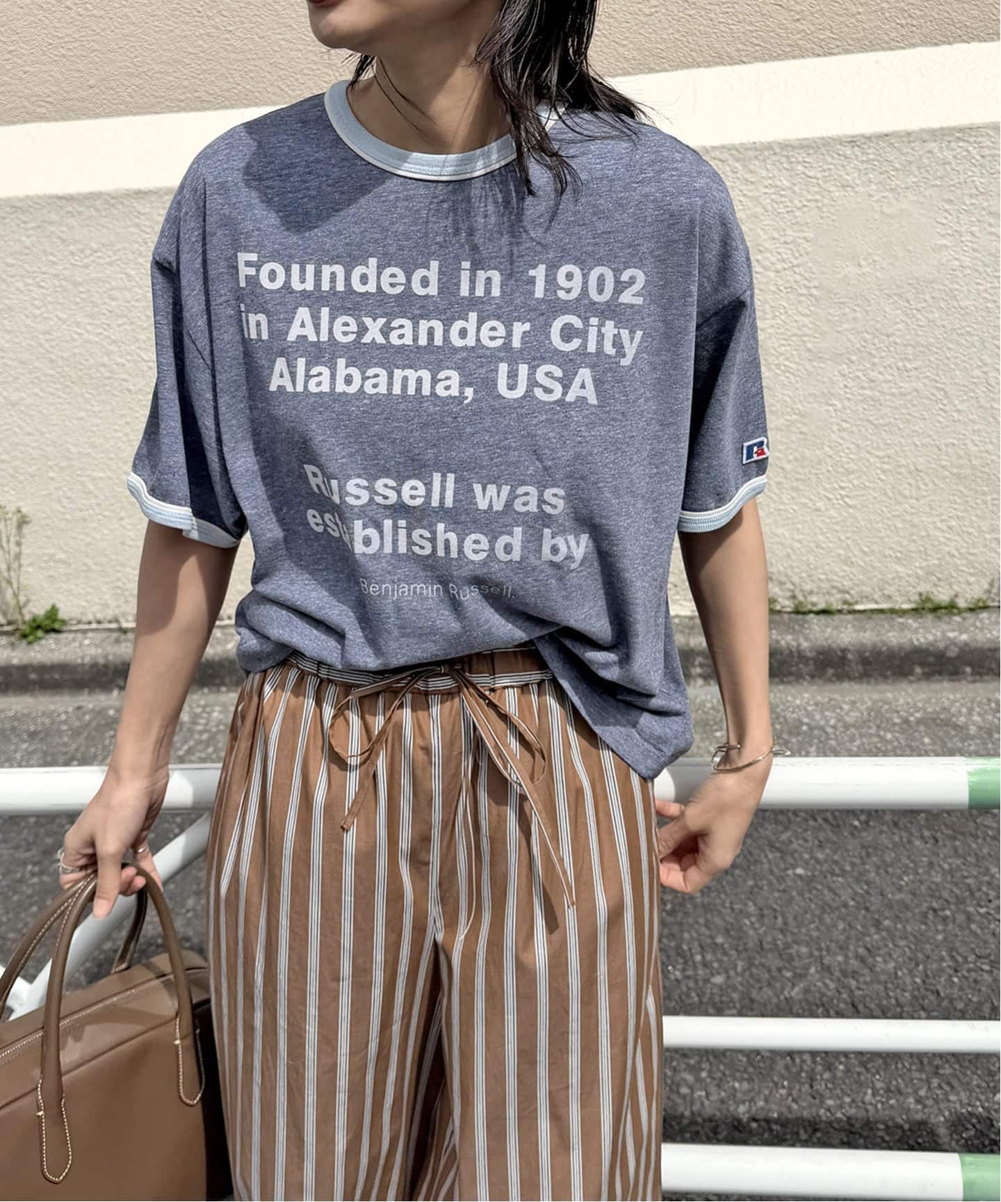 【RUSSELL ATHLETIC *JM forJS】TCRテンジクロゴS/S 別注【RUSSELL ATHLETIC *JM for JS】TCRテンジクリンガーS（Tシャツ